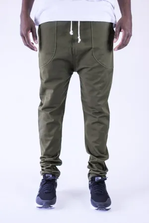 Dropcrop Pants Olive