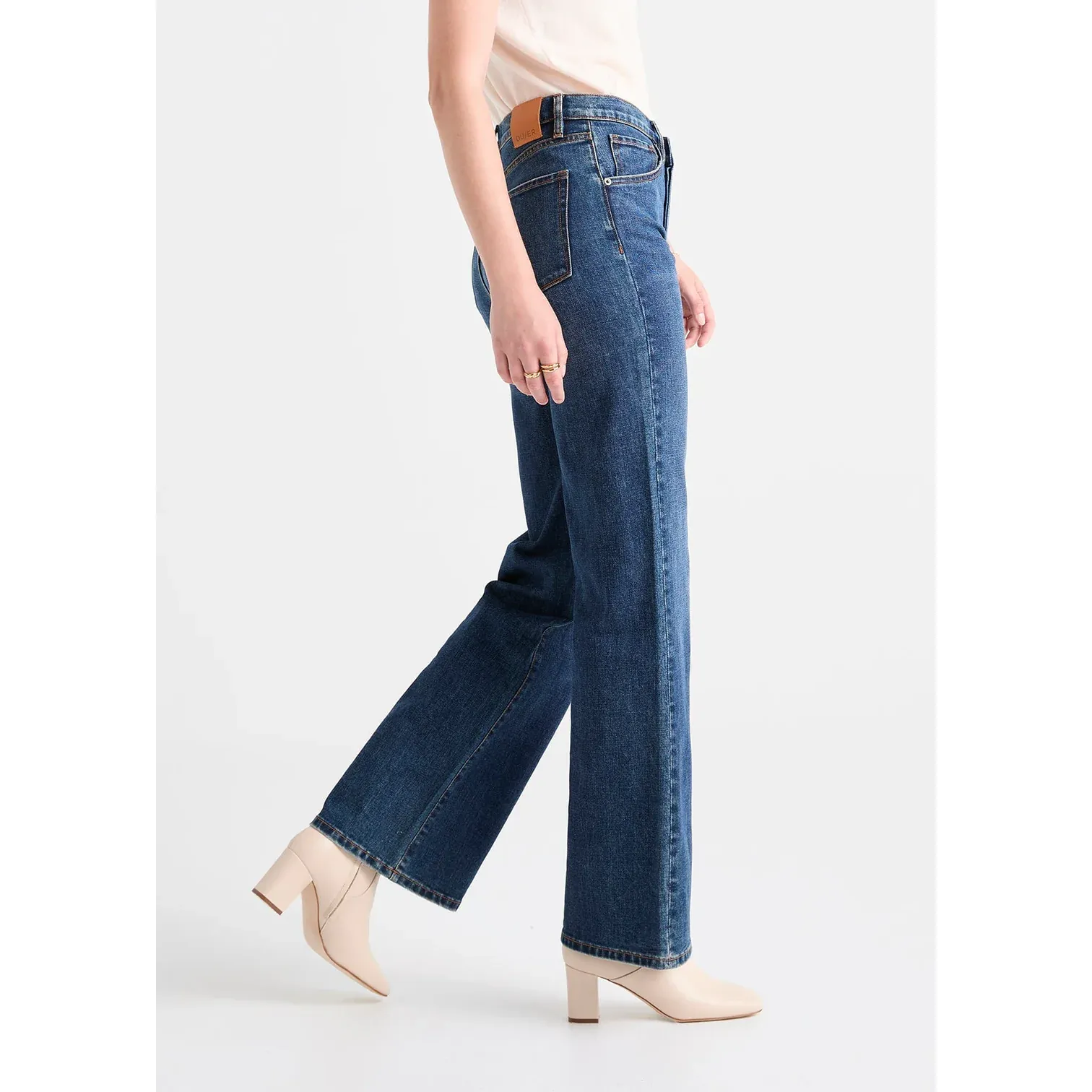 Duer Midweight Denim Wide Leg Women's