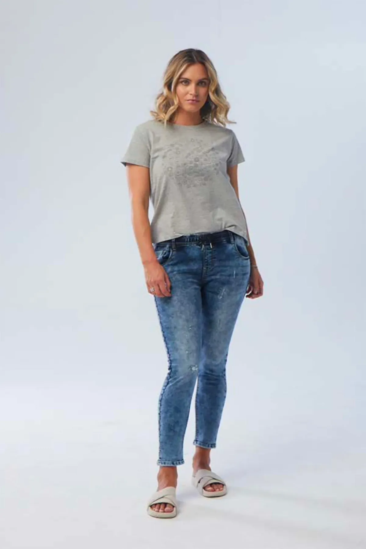 Dundee Hybrid Jogger Jeans - Wash - NLJ7