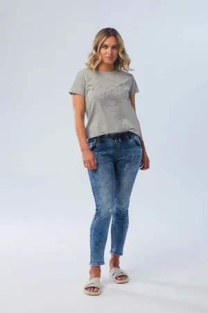 Dundee Hybrid Jogger Jeans - Wash - NLJ7