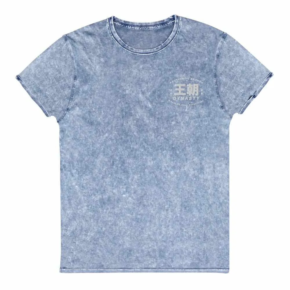 Dynasty Realize Your Potential Embroidered Denim T-Shirt
