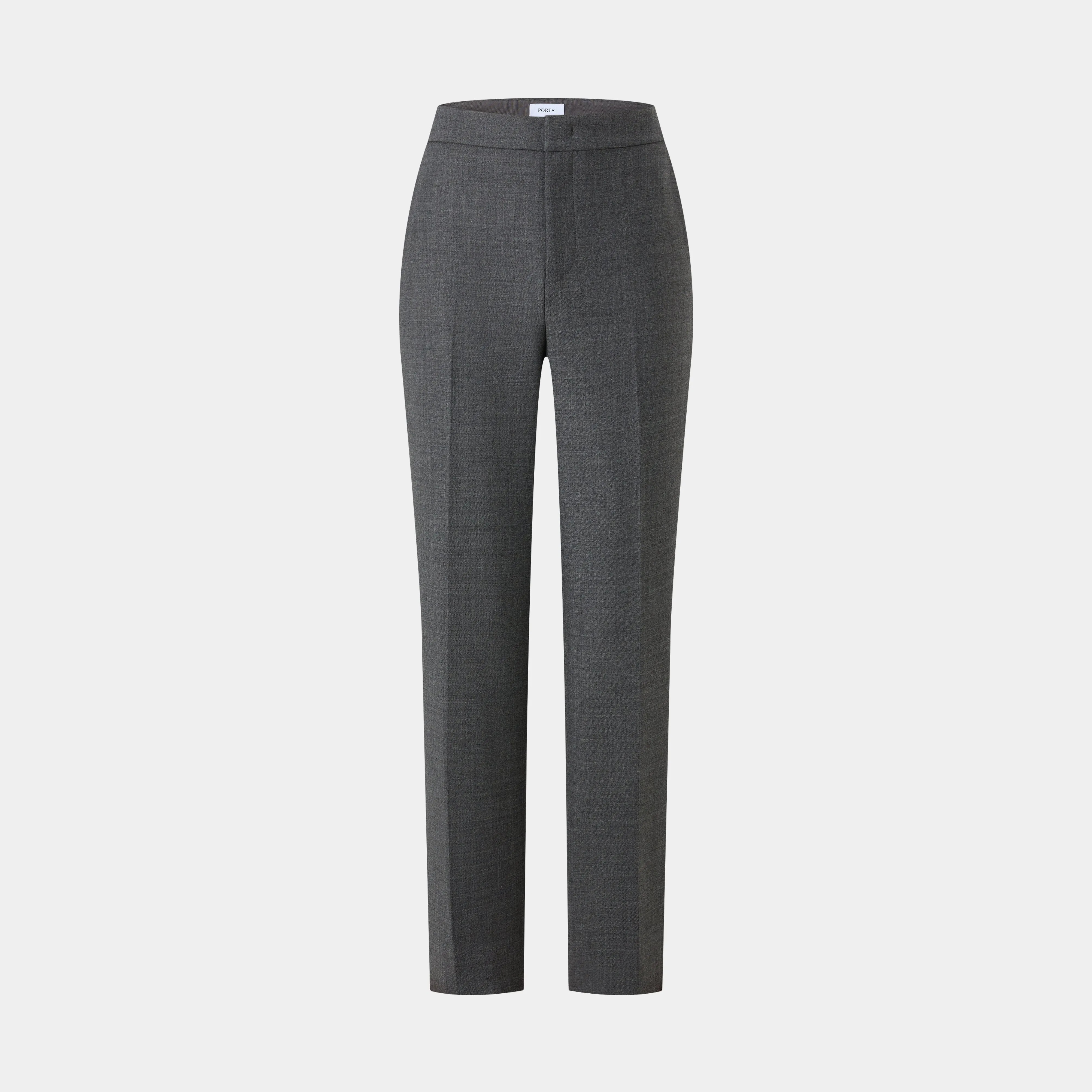 EFFORTLESSLY CIGARETTE DEEP GREY TROUSERS