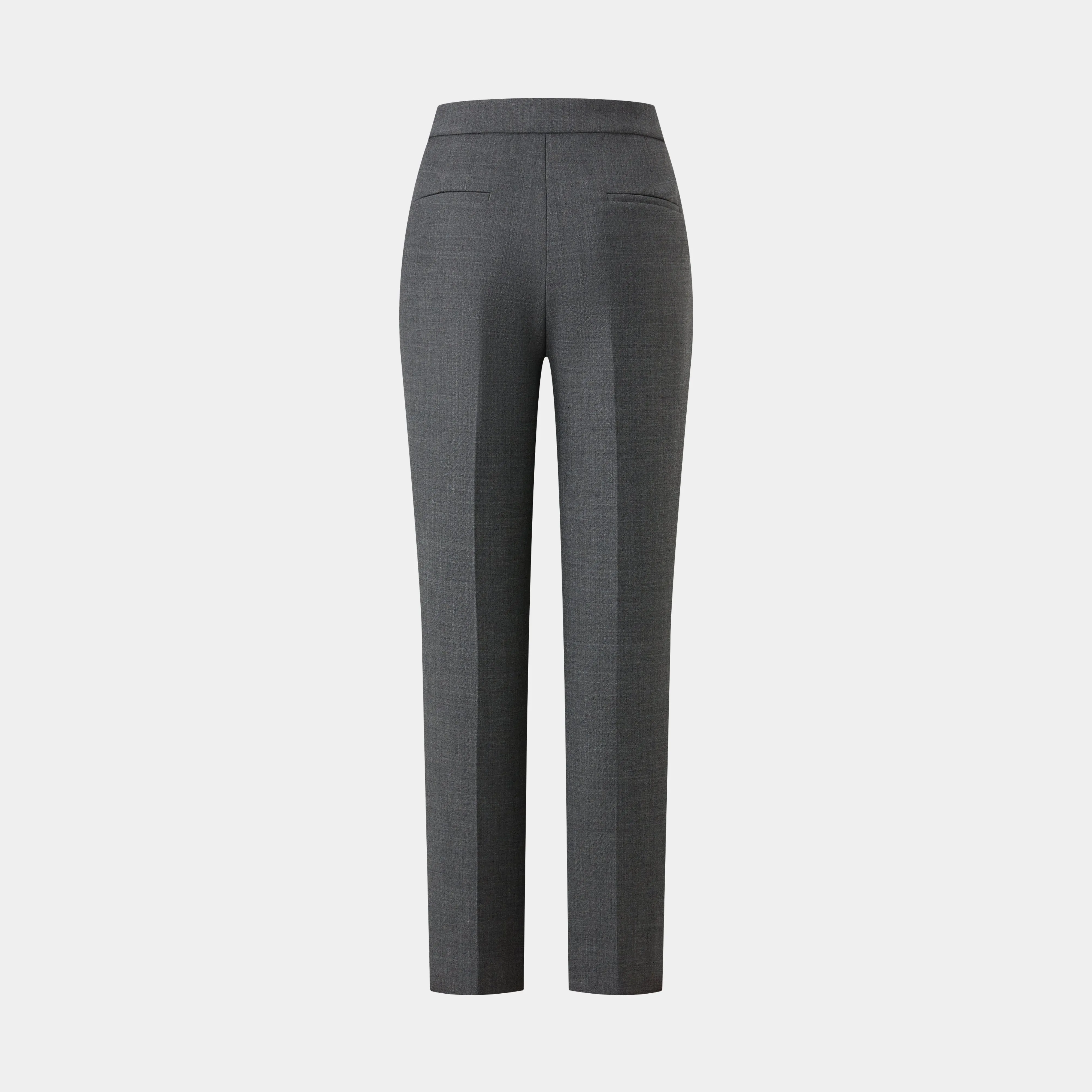 EFFORTLESSLY CIGARETTE DEEP GREY TROUSERS