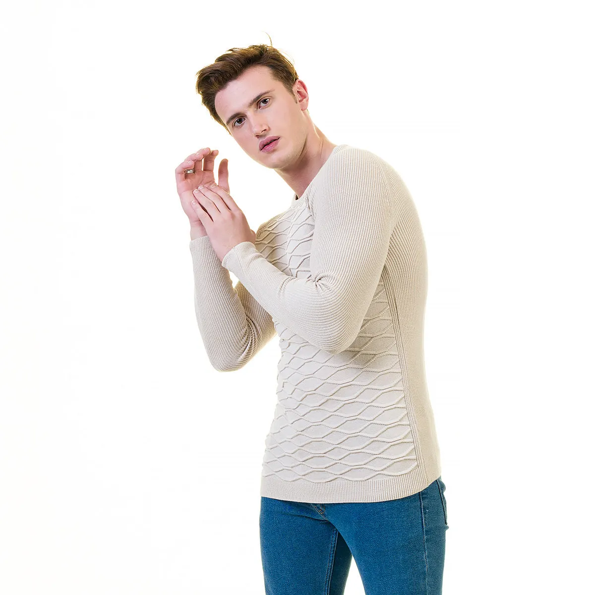 European Wool Luxury Zippered With Sweater Jacket Warm Winter Tailor Fit