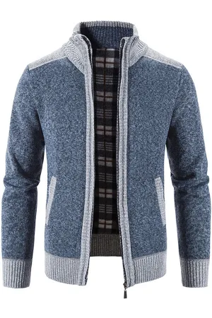 Fleece Thick Knit Sweater Loose Casual Cardigan