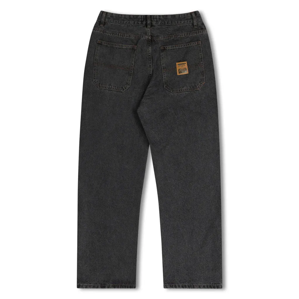 FORMER VT DISTEND DOUBLE KNEE PANTS - WASHED BLACK
