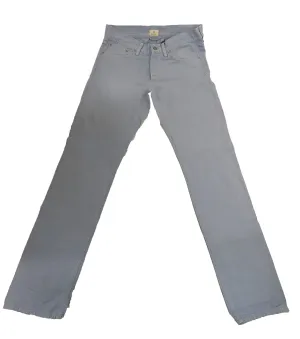 GANT DIAMOND G Hamptons Blue Slim Tapered  Linen Jeans 1009501 Size 32/32