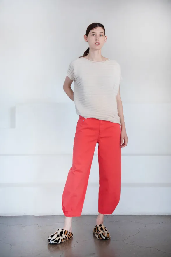 Garment Washed Twill Brancusi Jean