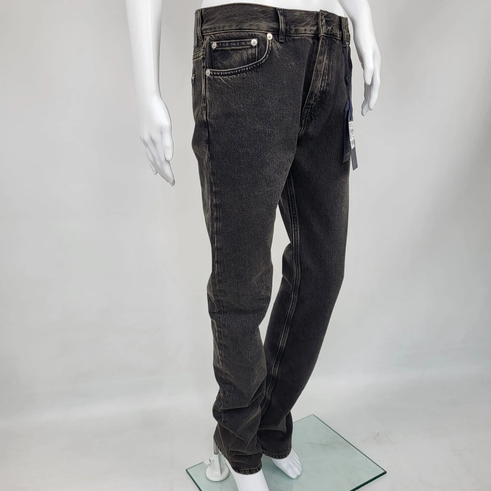 Gray Washed Slim Jeans