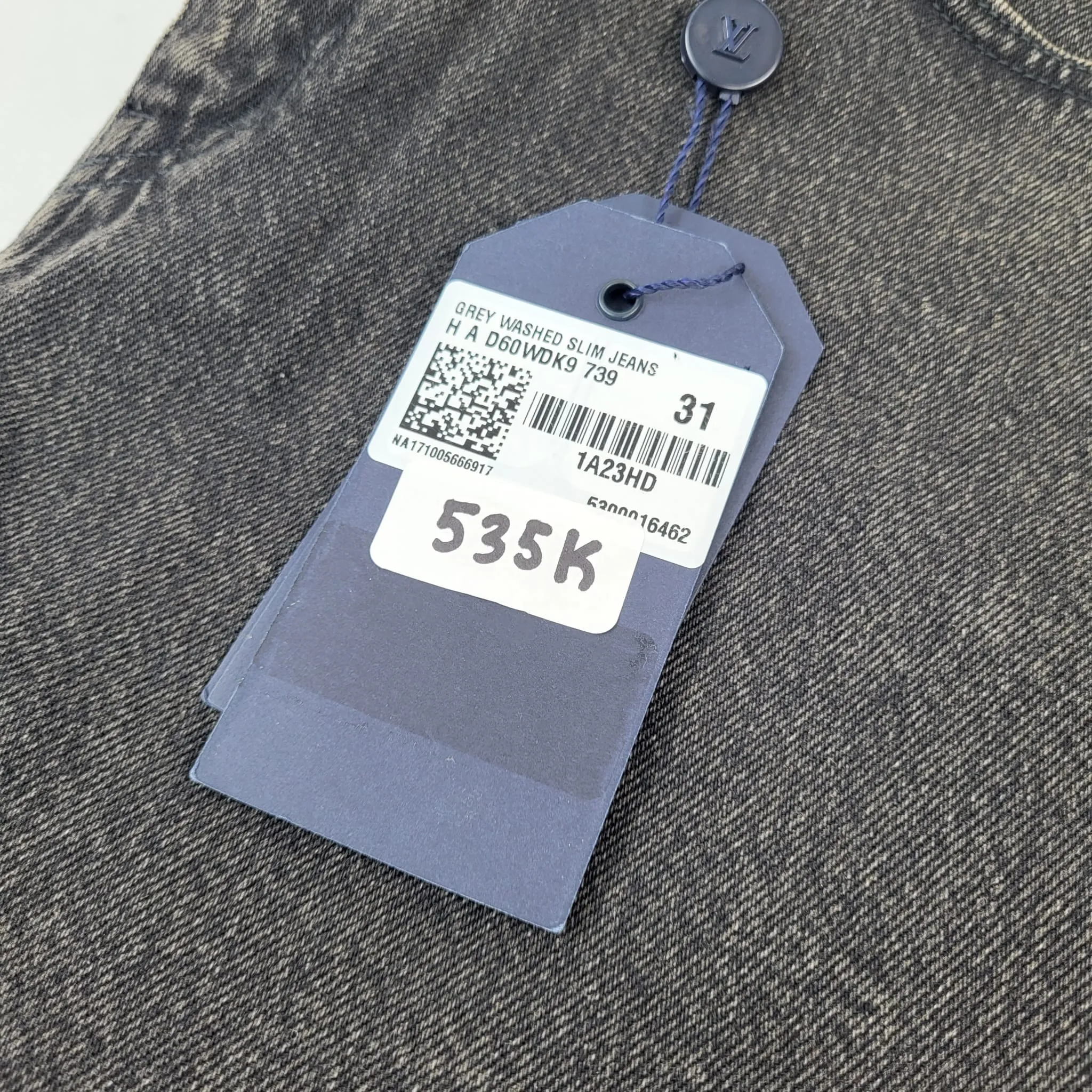 Gray Washed Slim Jeans