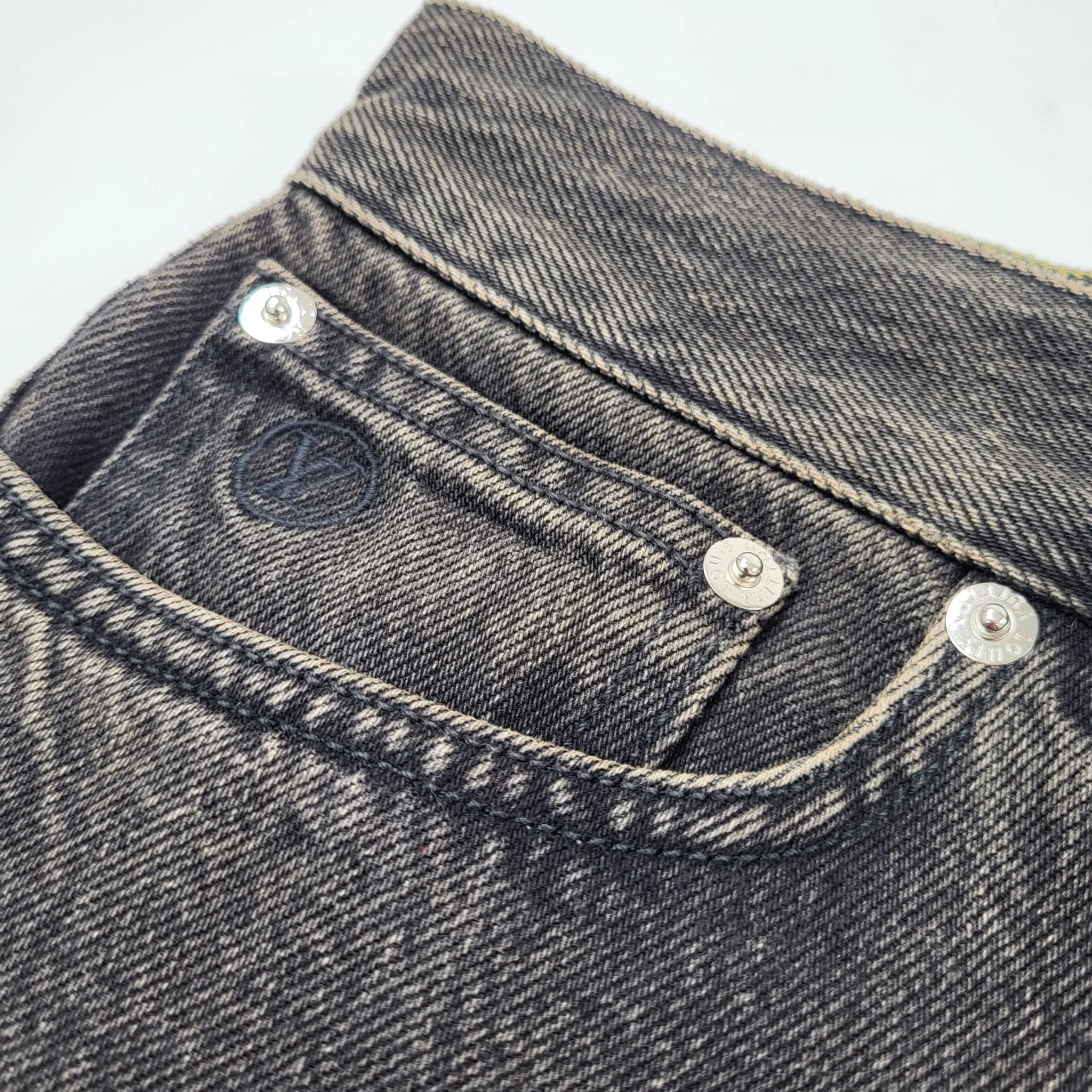 Gray Washed Slim Jeans