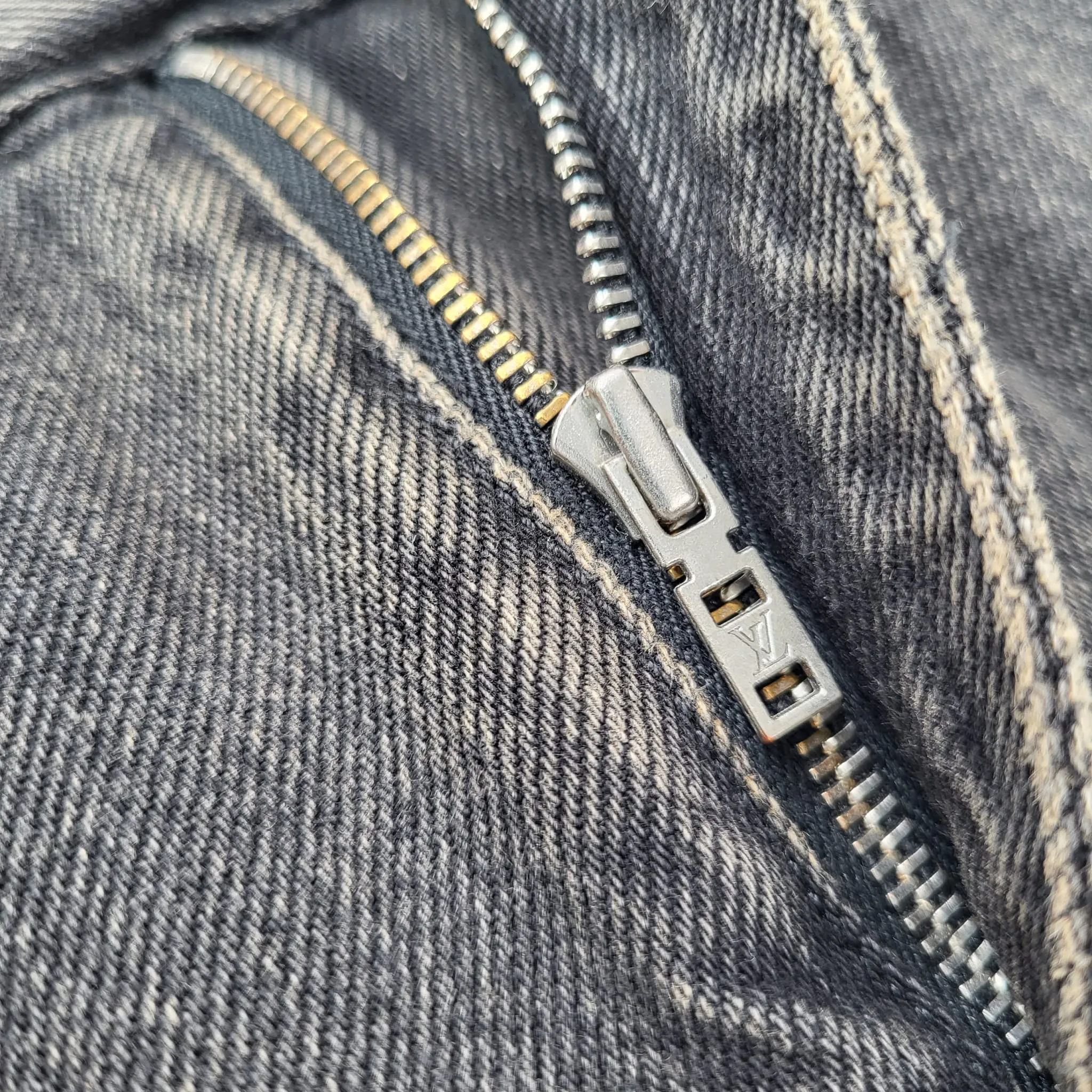 Gray Washed Slim Jeans