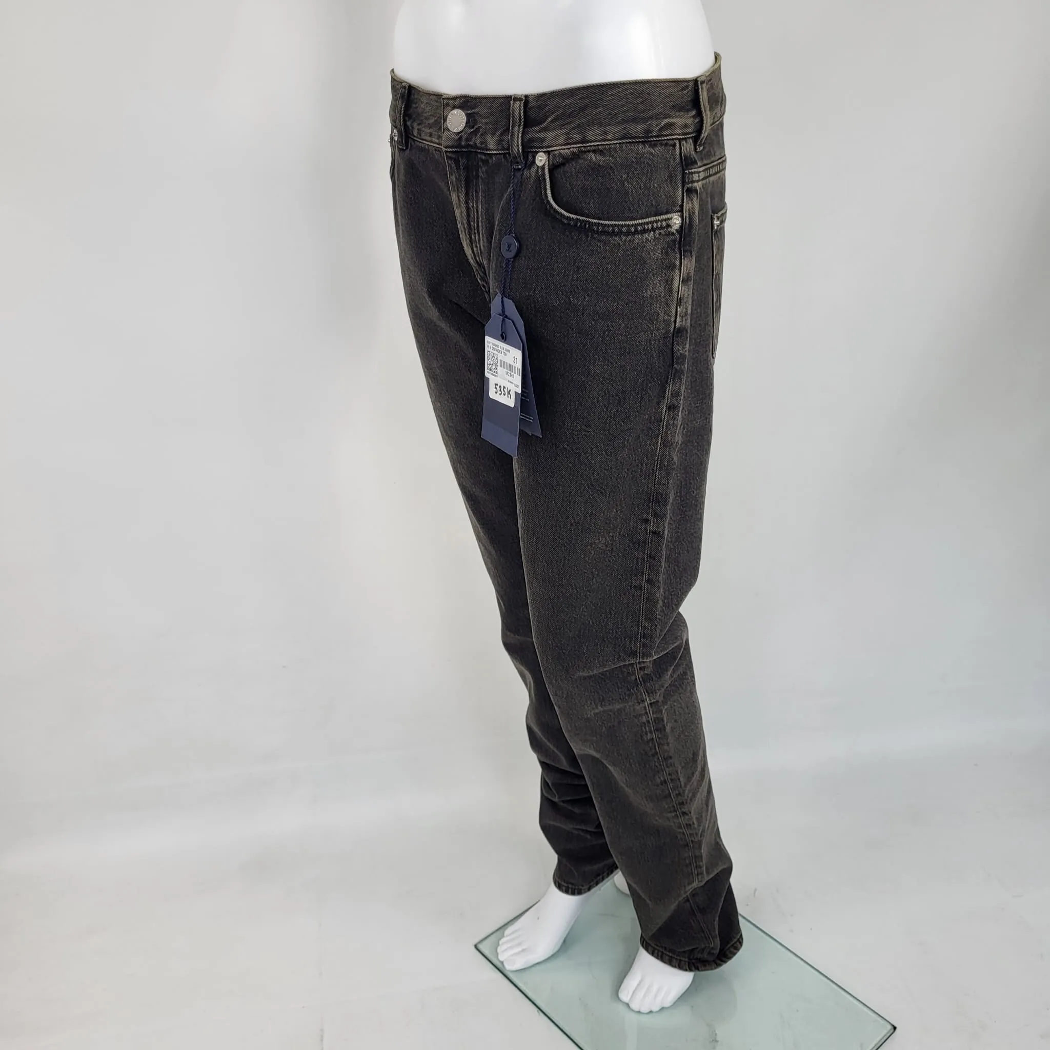 Gray Washed Slim Jeans