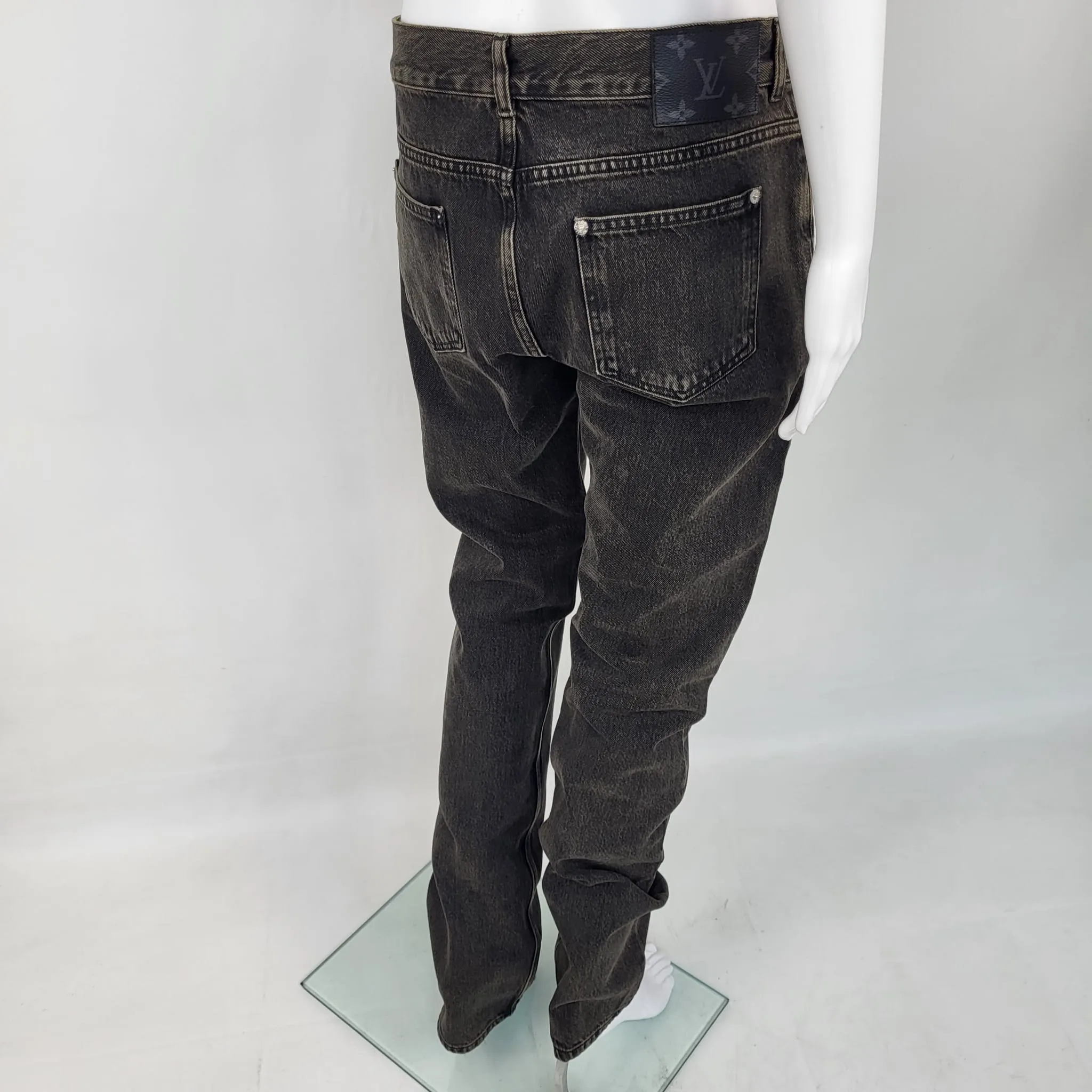Gray Washed Slim Jeans