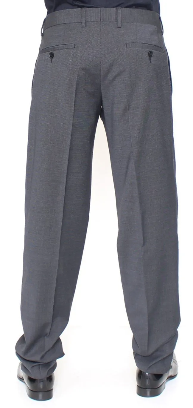 Gray Wool Stretch Ventanni Pants