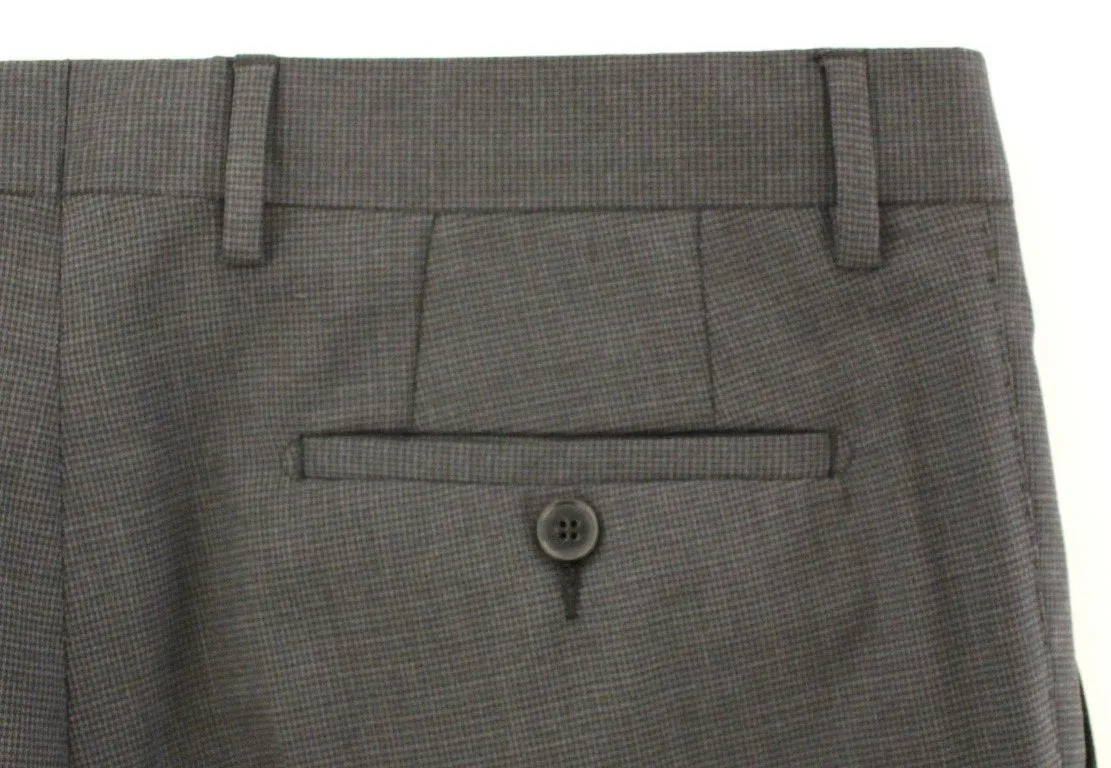 Gray Wool Stretch Ventanni Pants