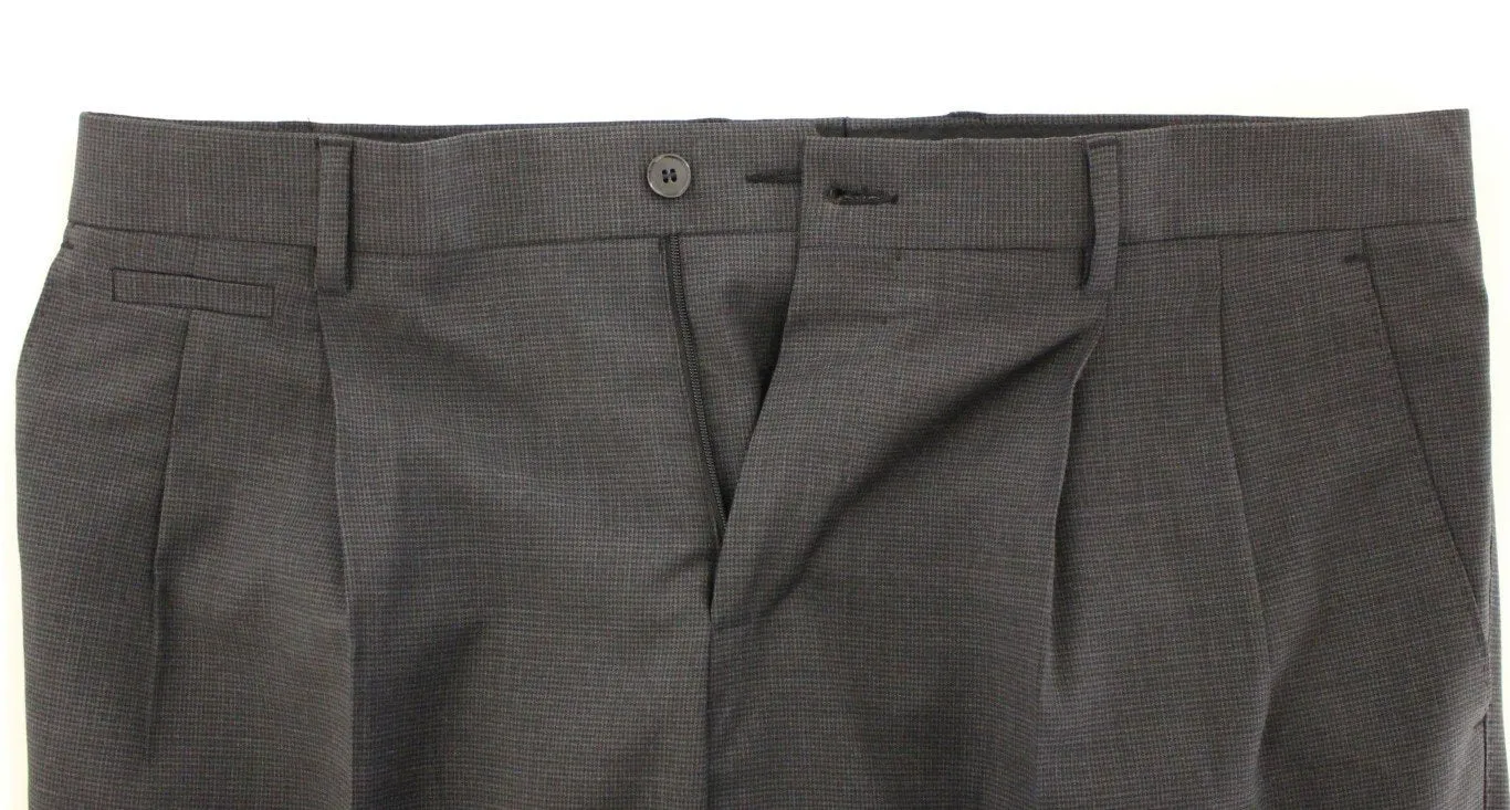 Gray Wool Stretch Ventanni Pants