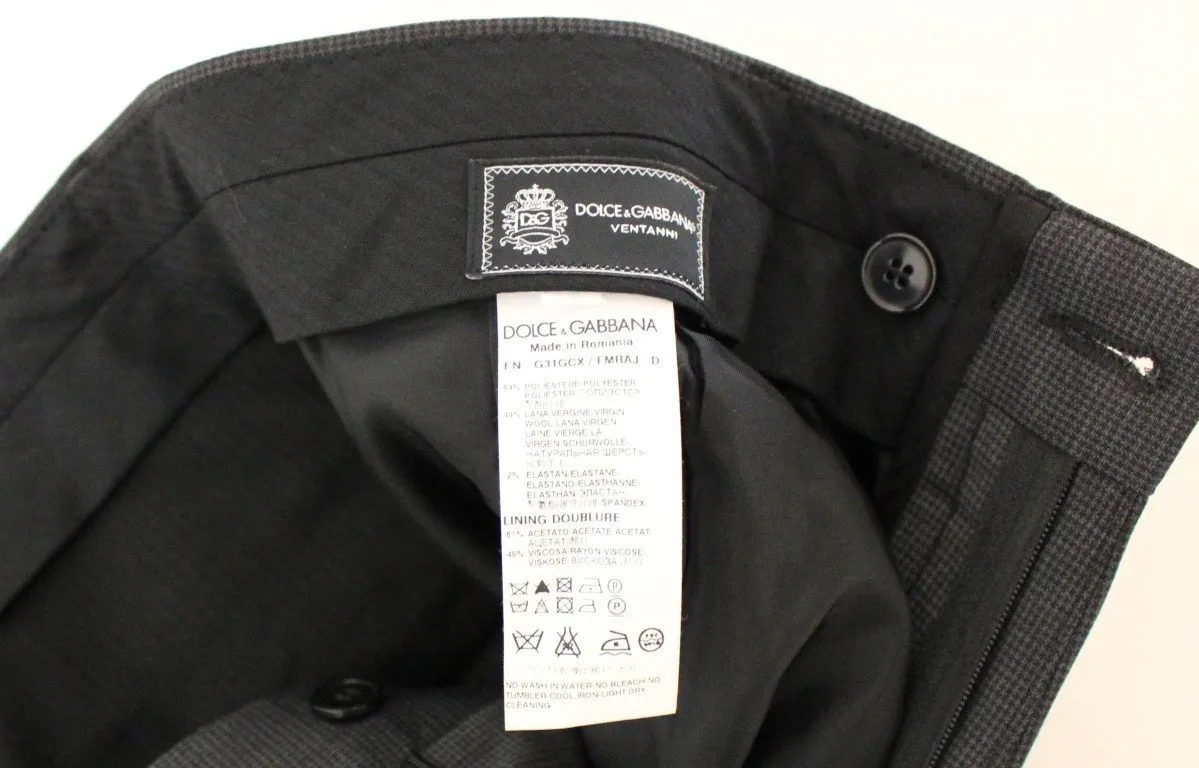 Gray Wool Stretch Ventanni Pants