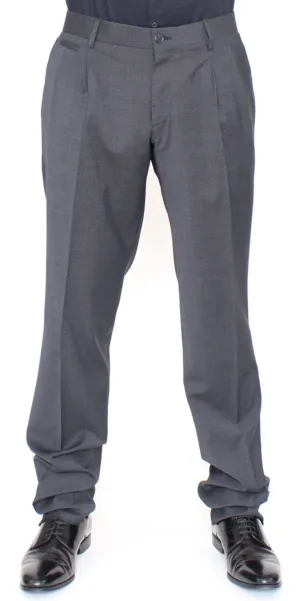 Gray Wool Stretch Ventanni Pants