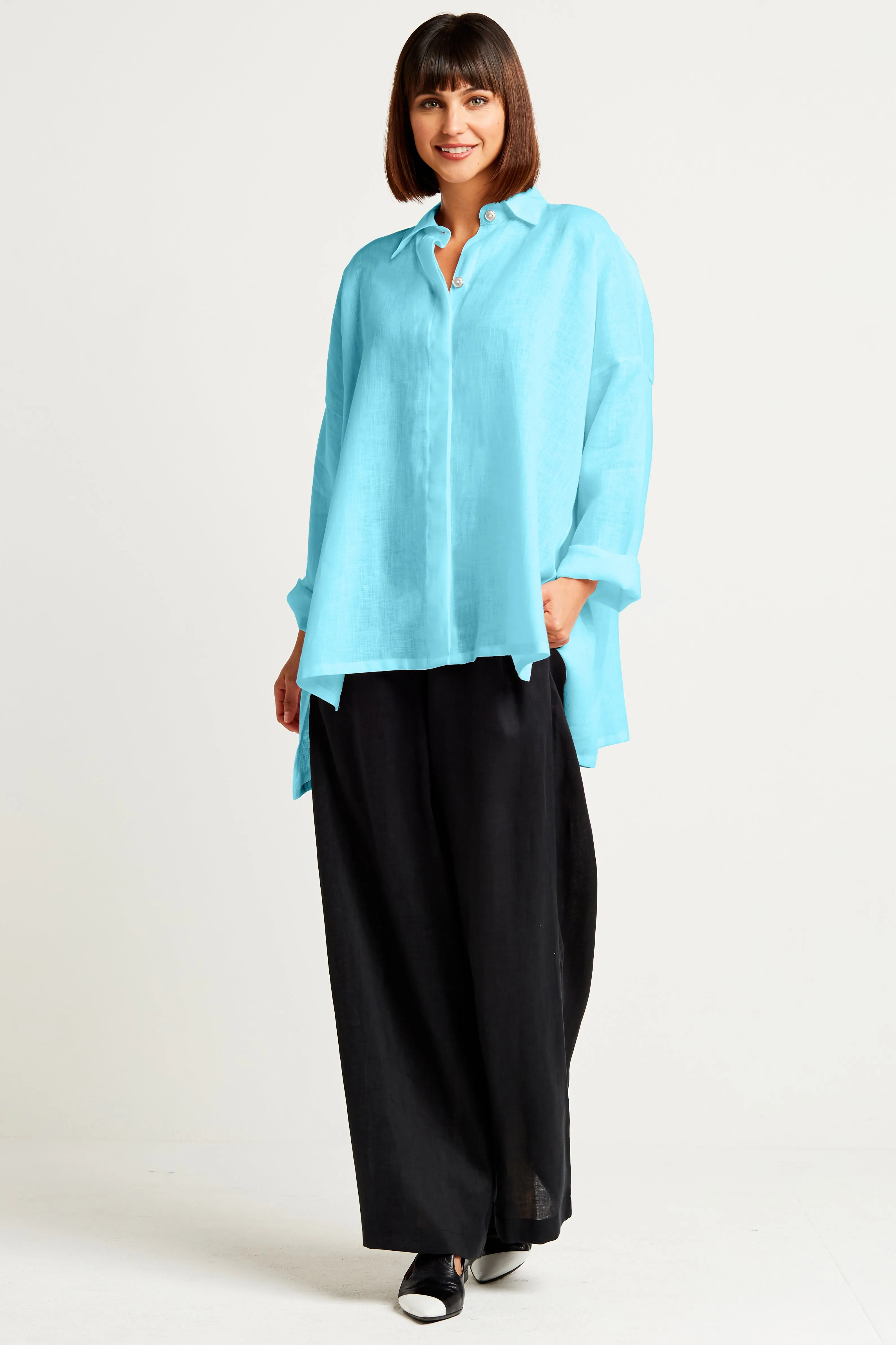 Handkerchief Linen E-Z Shirt