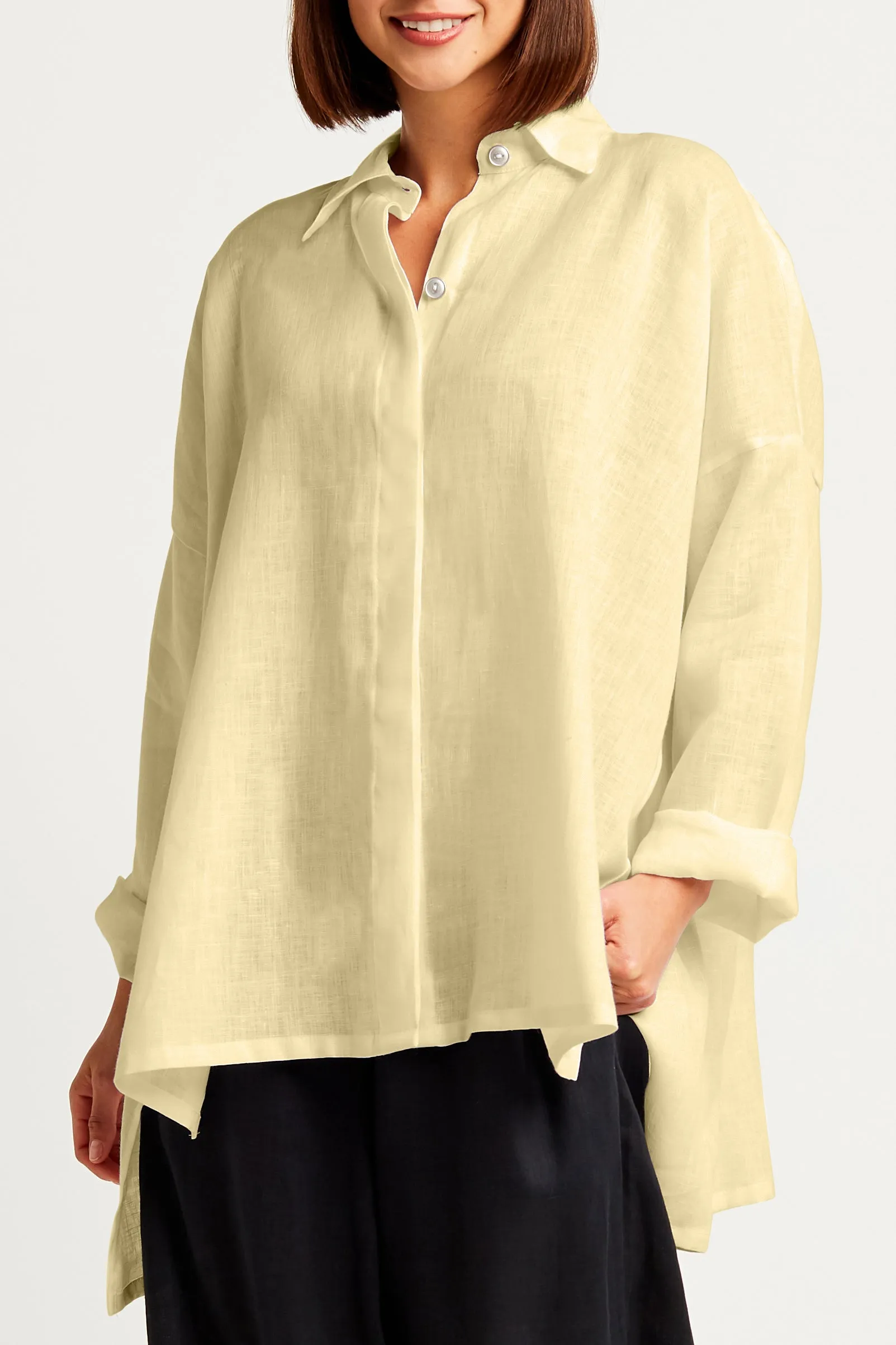 Handkerchief Linen E-Z Shirt