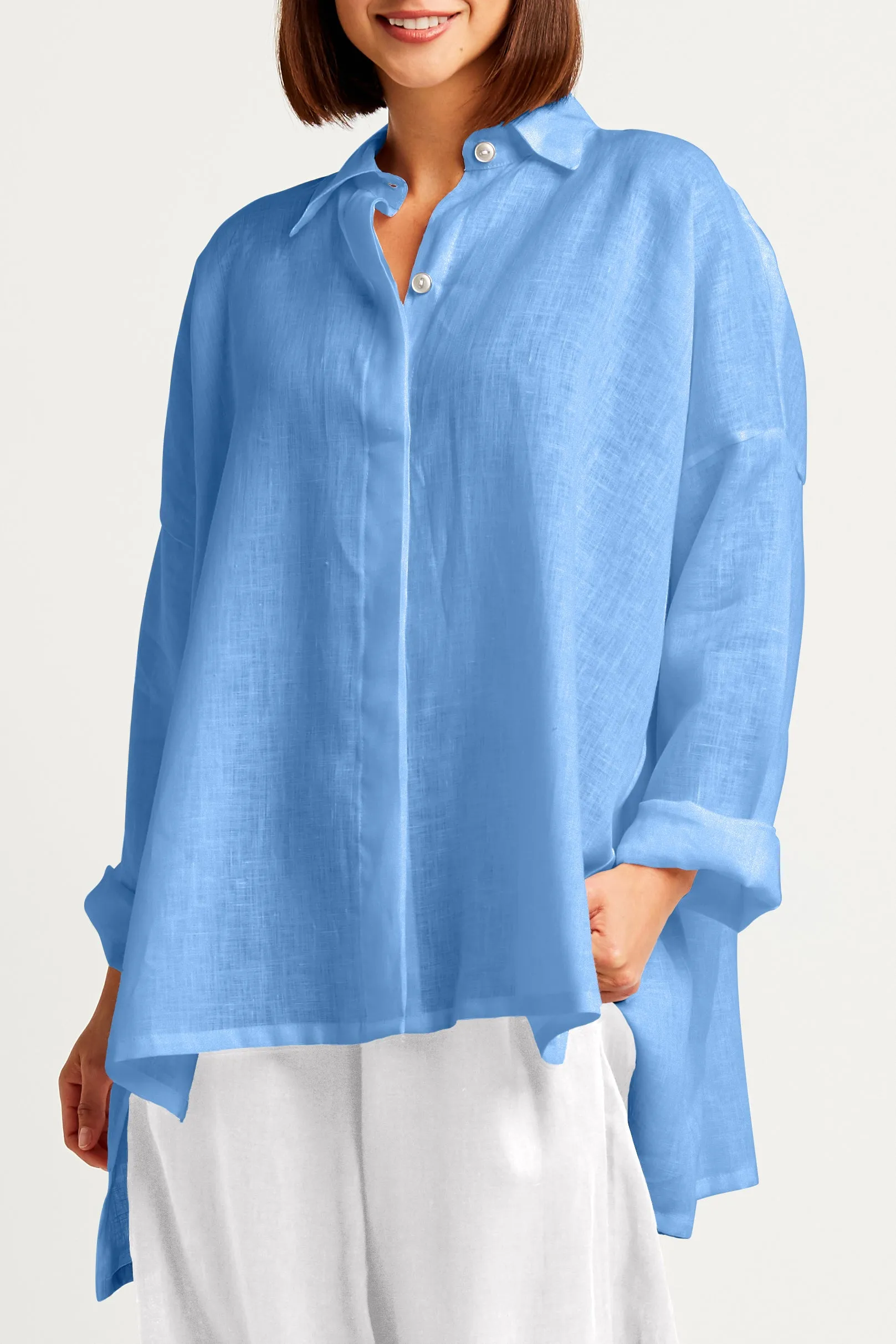 Handkerchief Linen E-Z Shirt