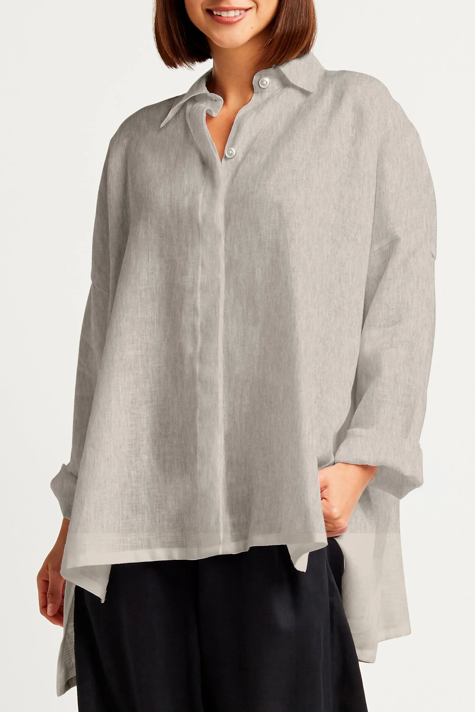 Handkerchief Linen E-Z Shirt