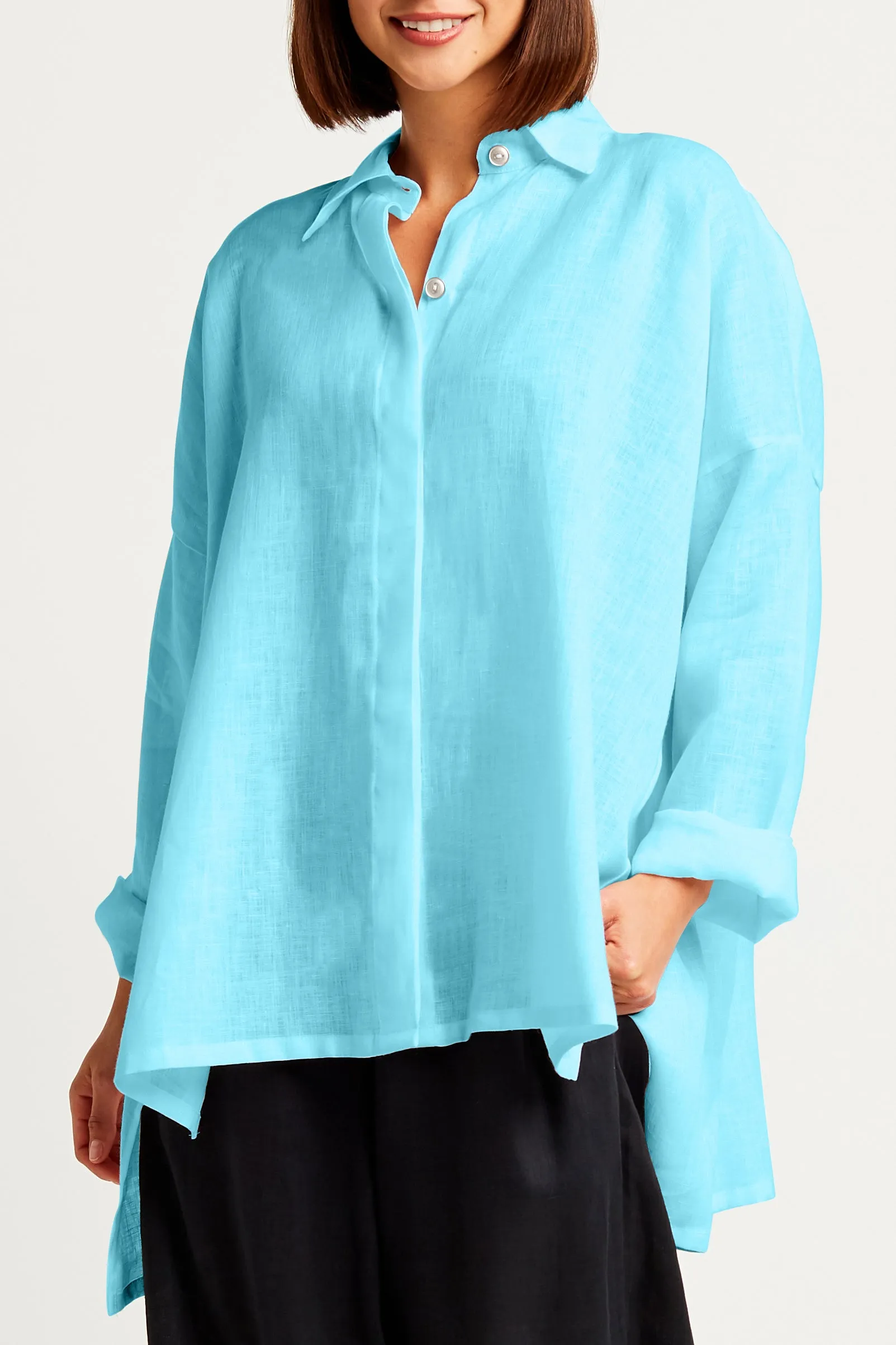 Handkerchief Linen E-Z Shirt
