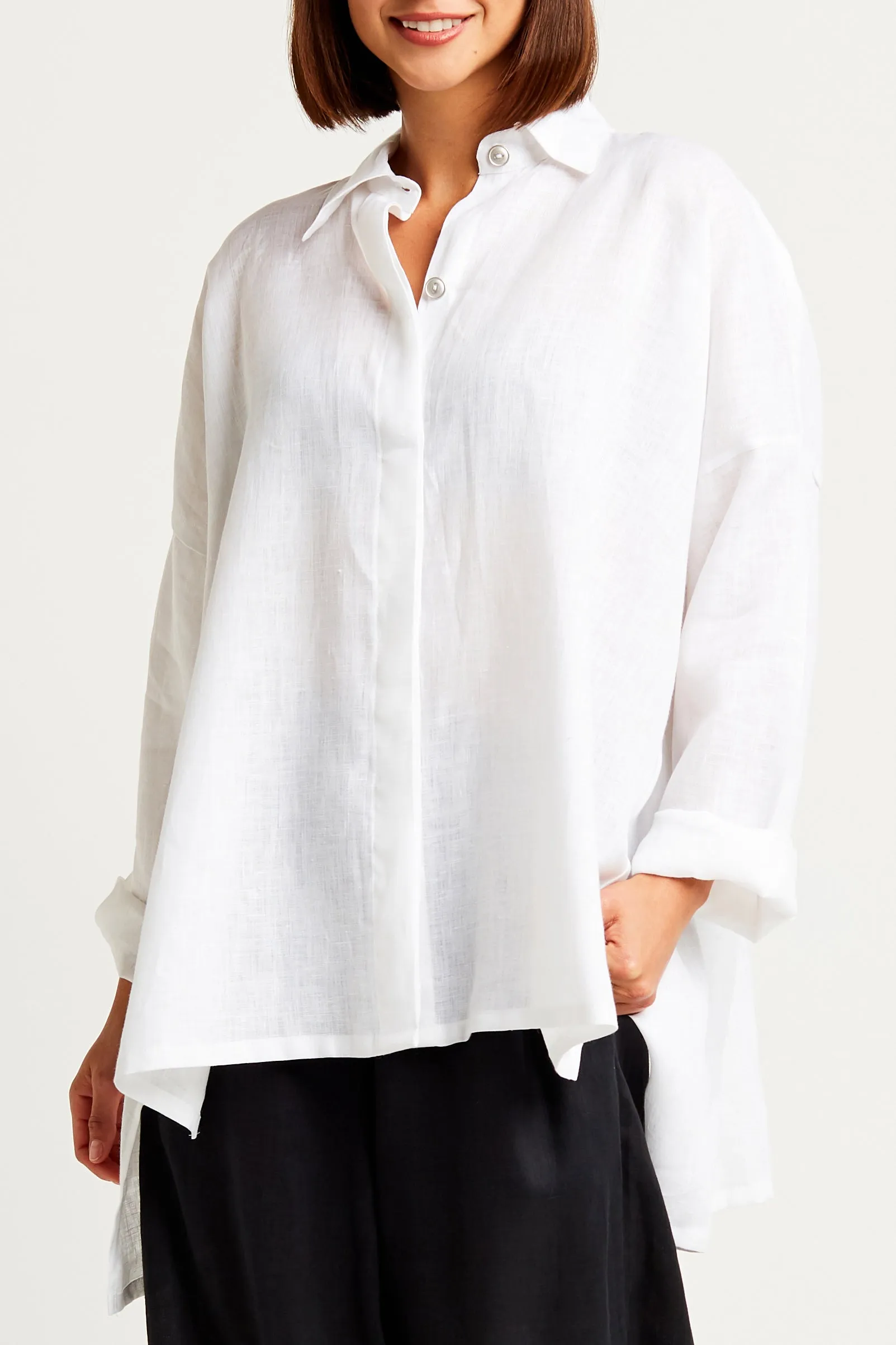 Handkerchief Linen E-Z Shirt