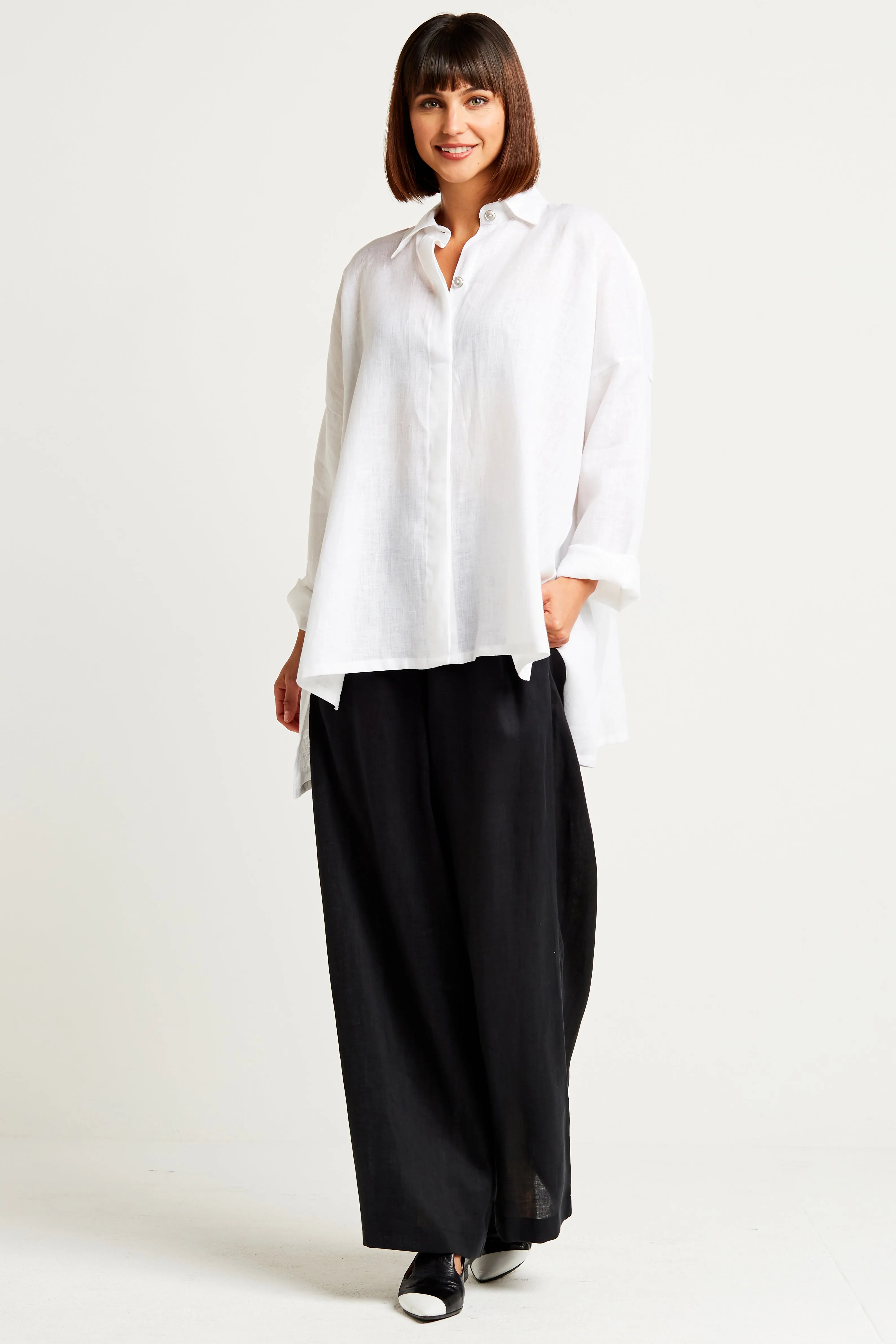 Handkerchief Linen E-Z Shirt