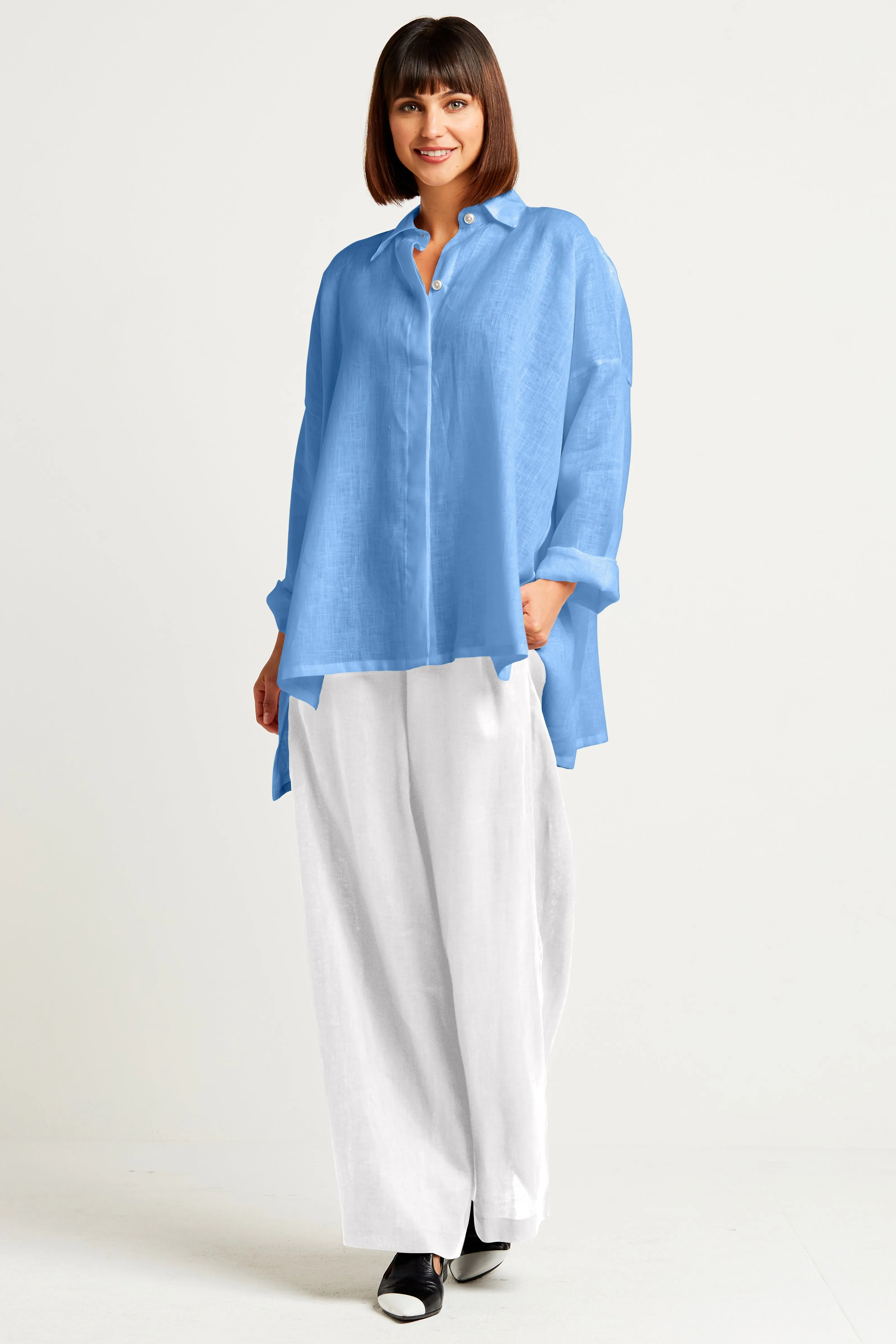 Handkerchief Linen E-Z Shirt