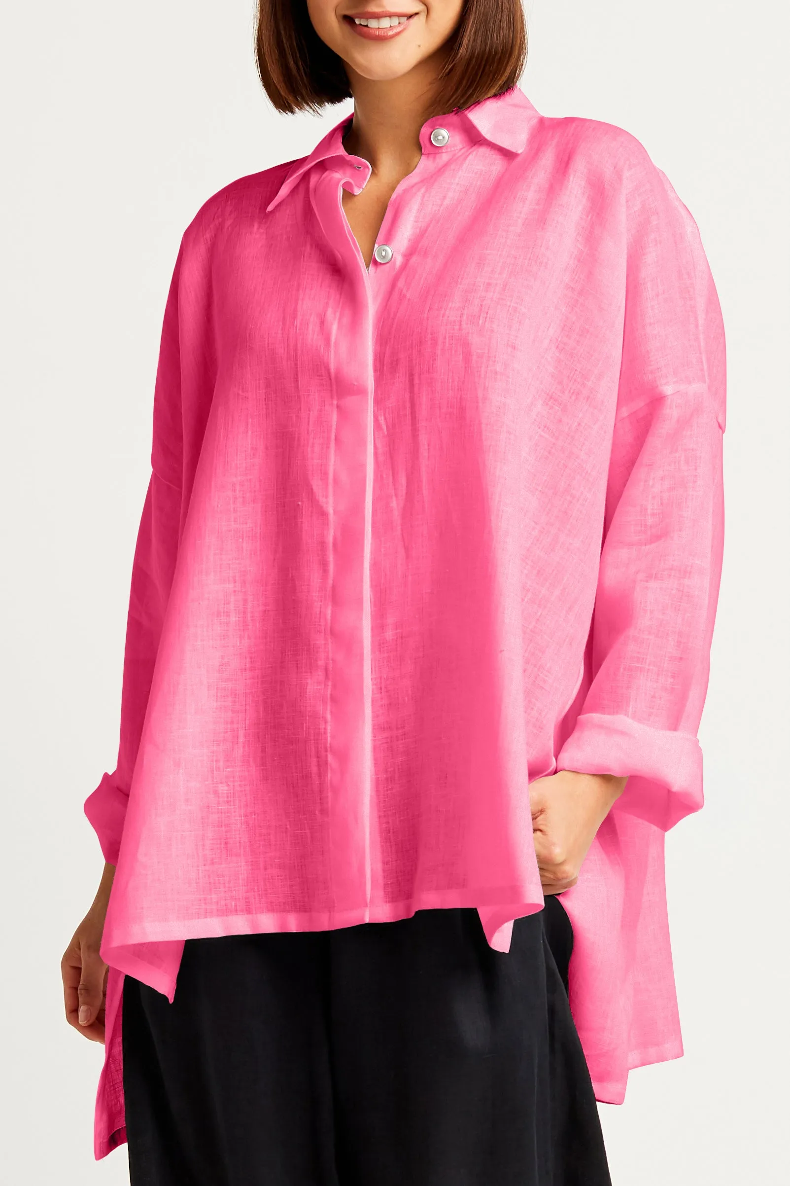 Handkerchief Linen E-Z Shirt