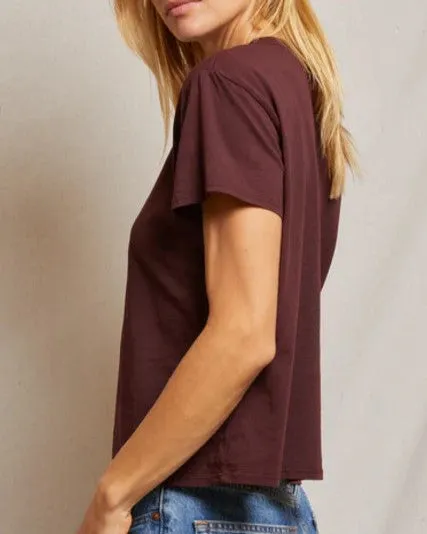 Harley Tee in Blackberry
