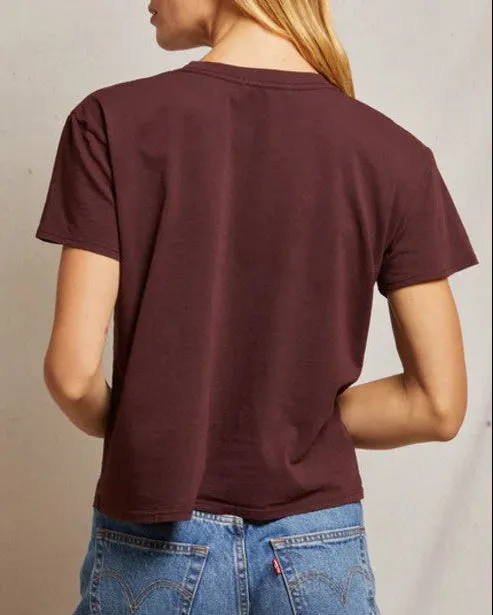 Harley Tee in Blackberry