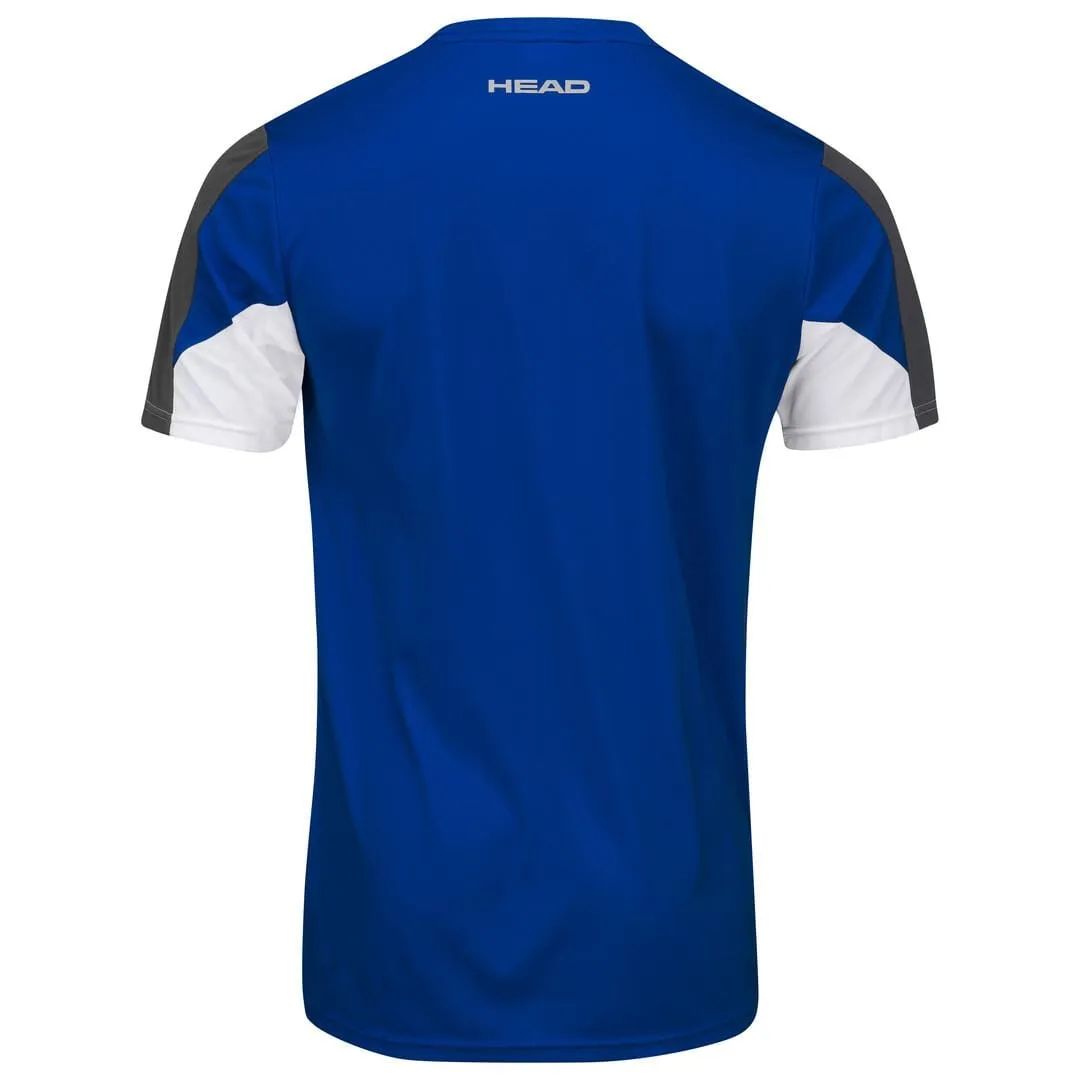 HEAD Club 22 Mens Tech Badminton T-Shirt - Royal Blue