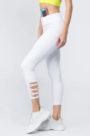 High Waist Ankle Length - Bright White