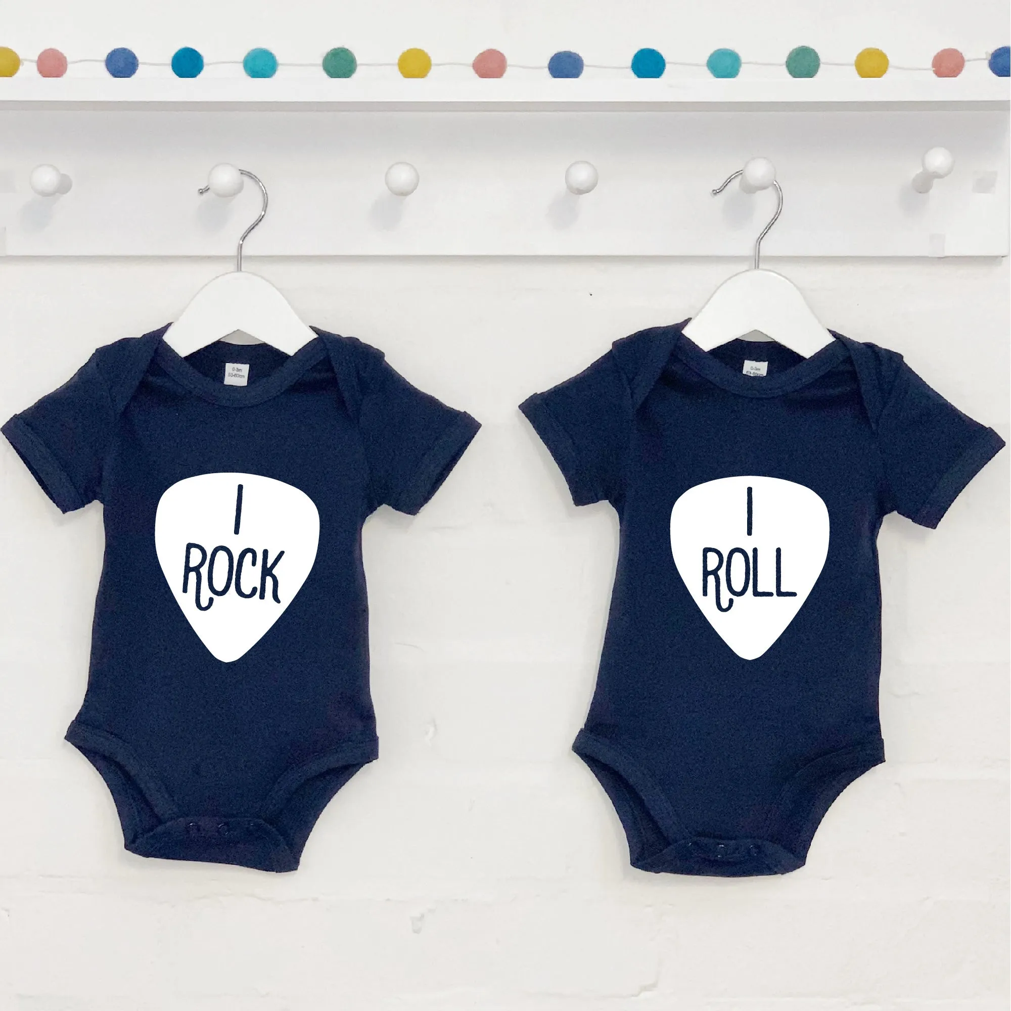 I Rock and I Roll Babygrow Set