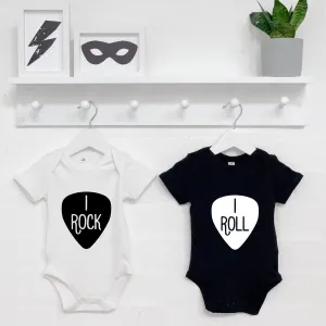 I Rock and I Roll Babygrow Set