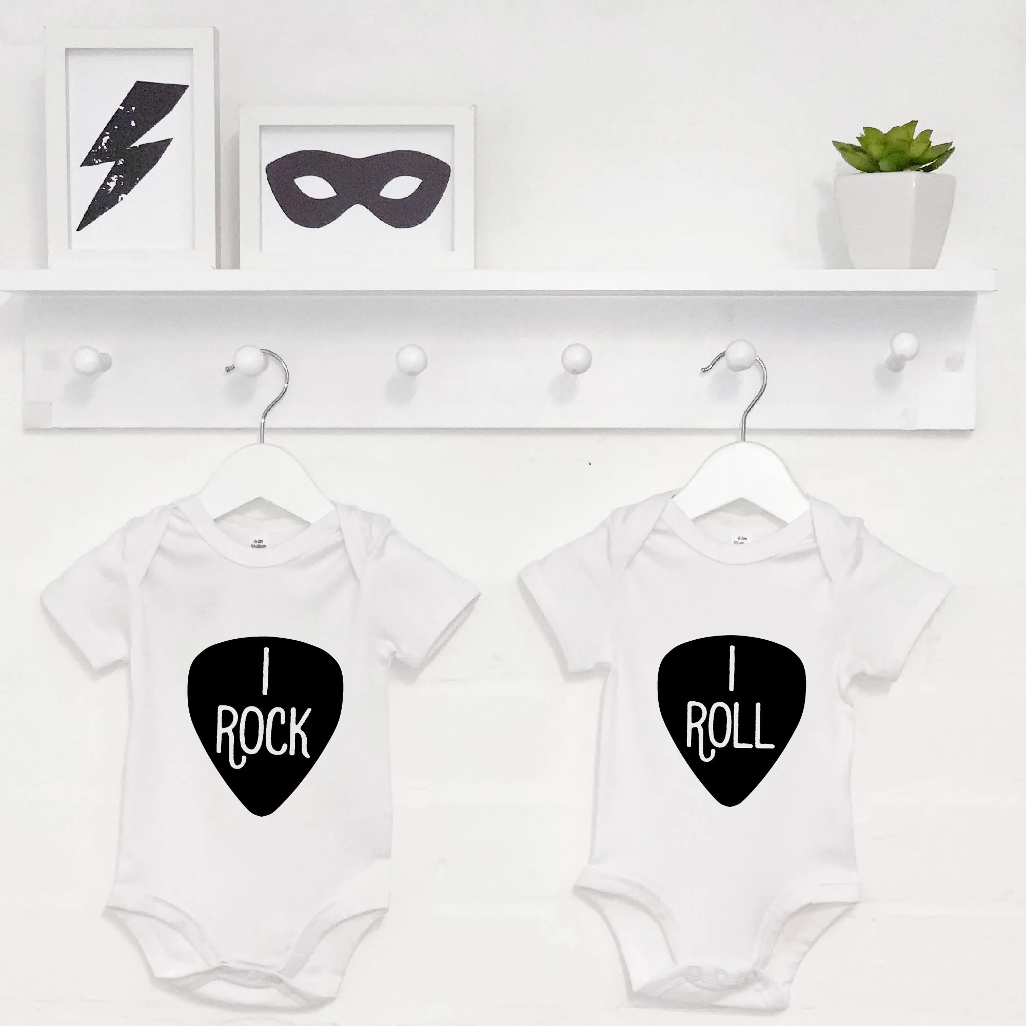 I Rock and I Roll Babygrow Set