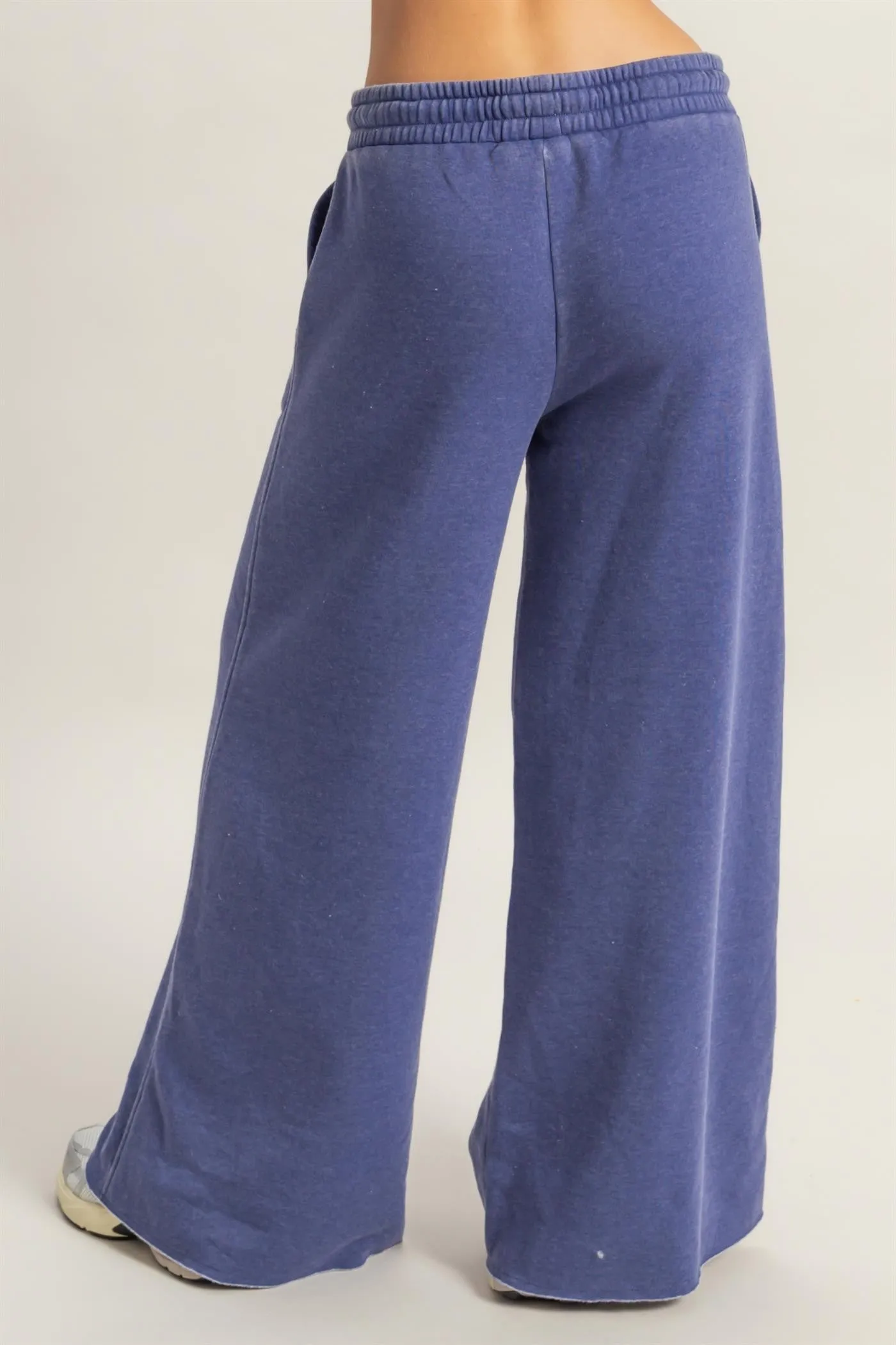 Indigo Wide Leg Sweatpants