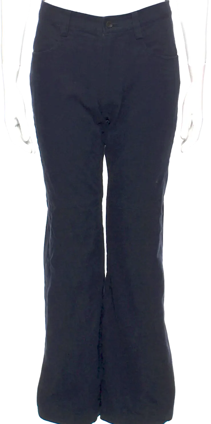 Issey Miyake Japan. Blue Wide Leg Pants 2003 Collection