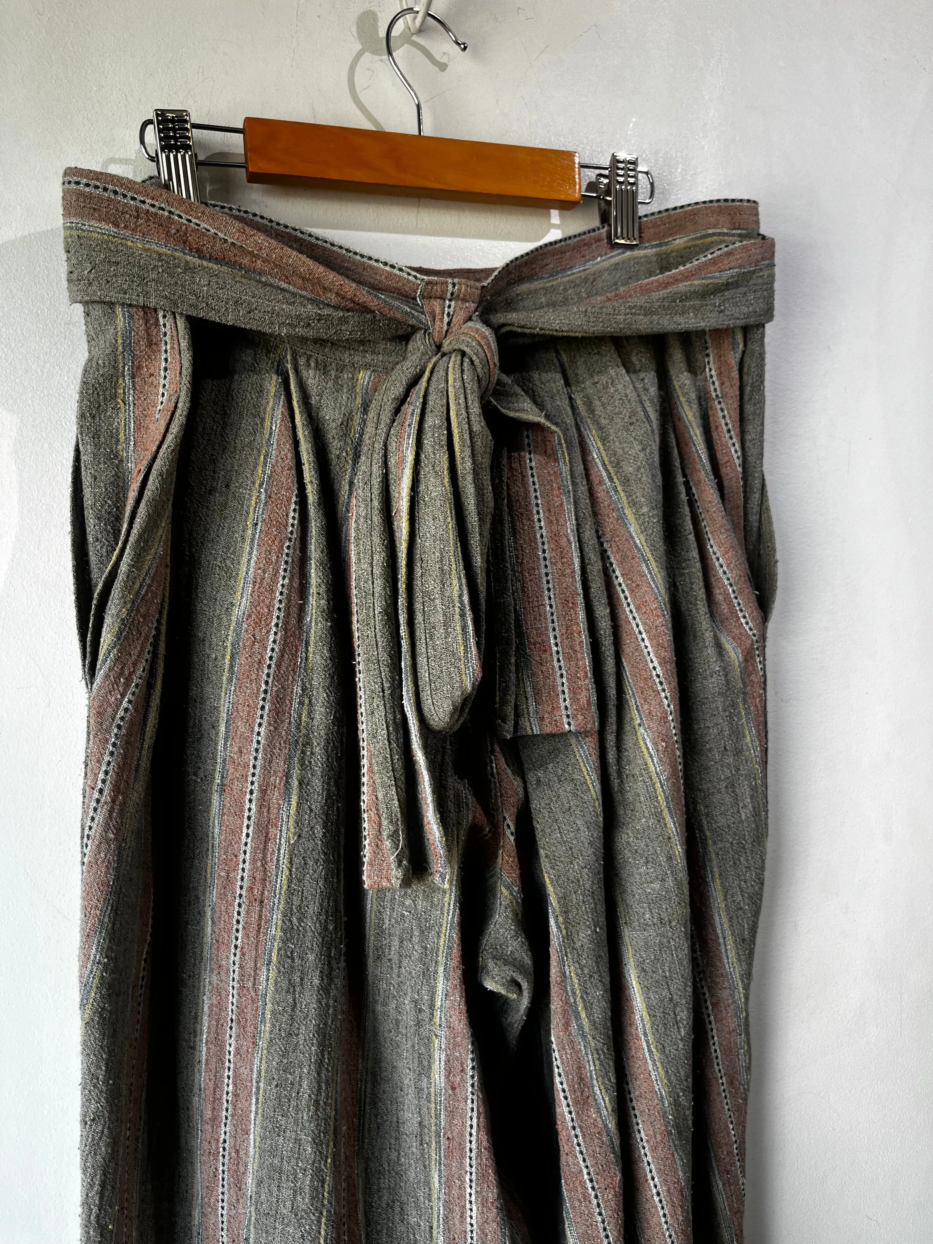 Issey Miyake Pink Stripe Two-Piece Outfit