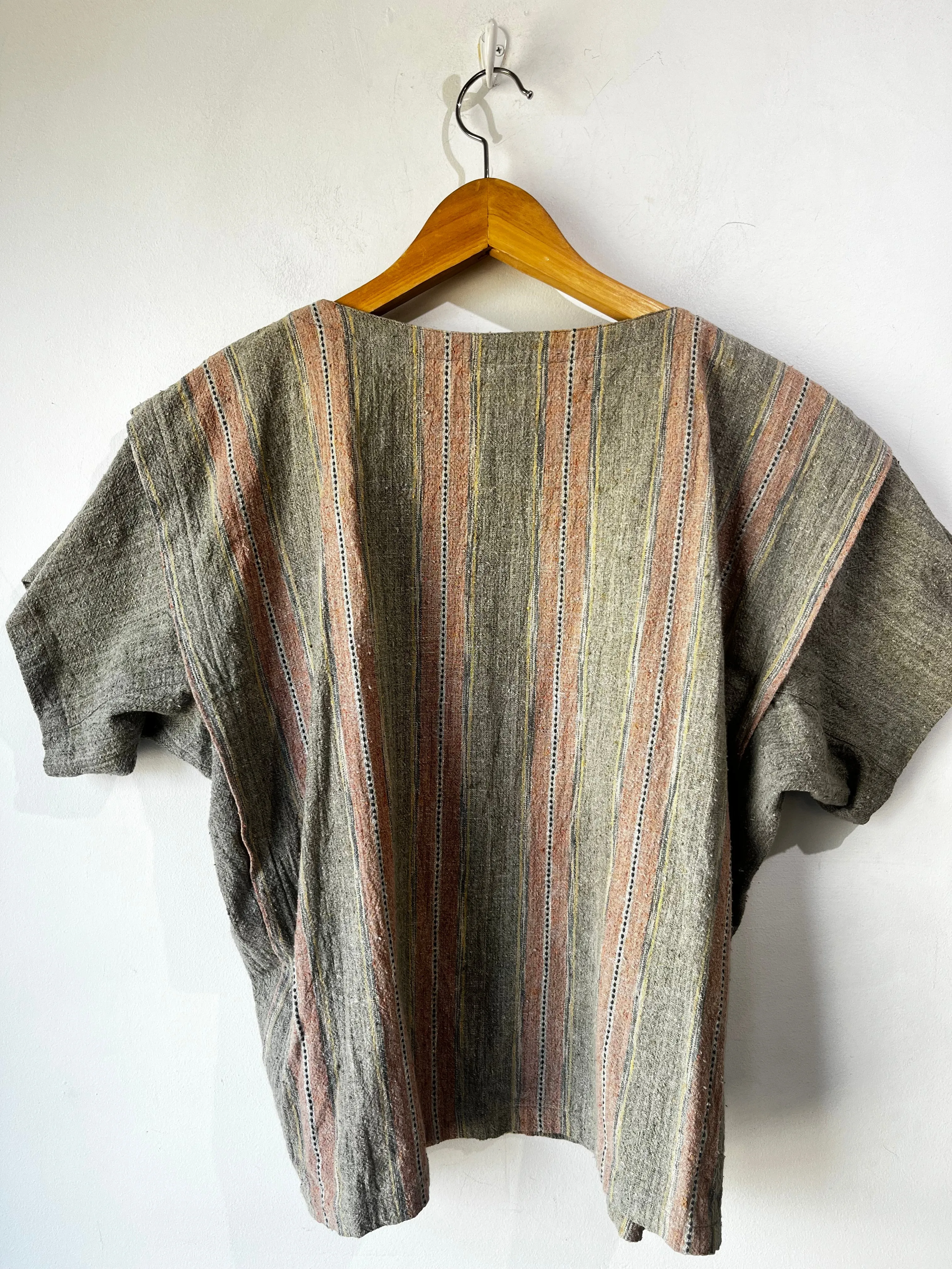 Issey Miyake Pink Stripe Two-Piece Outfit