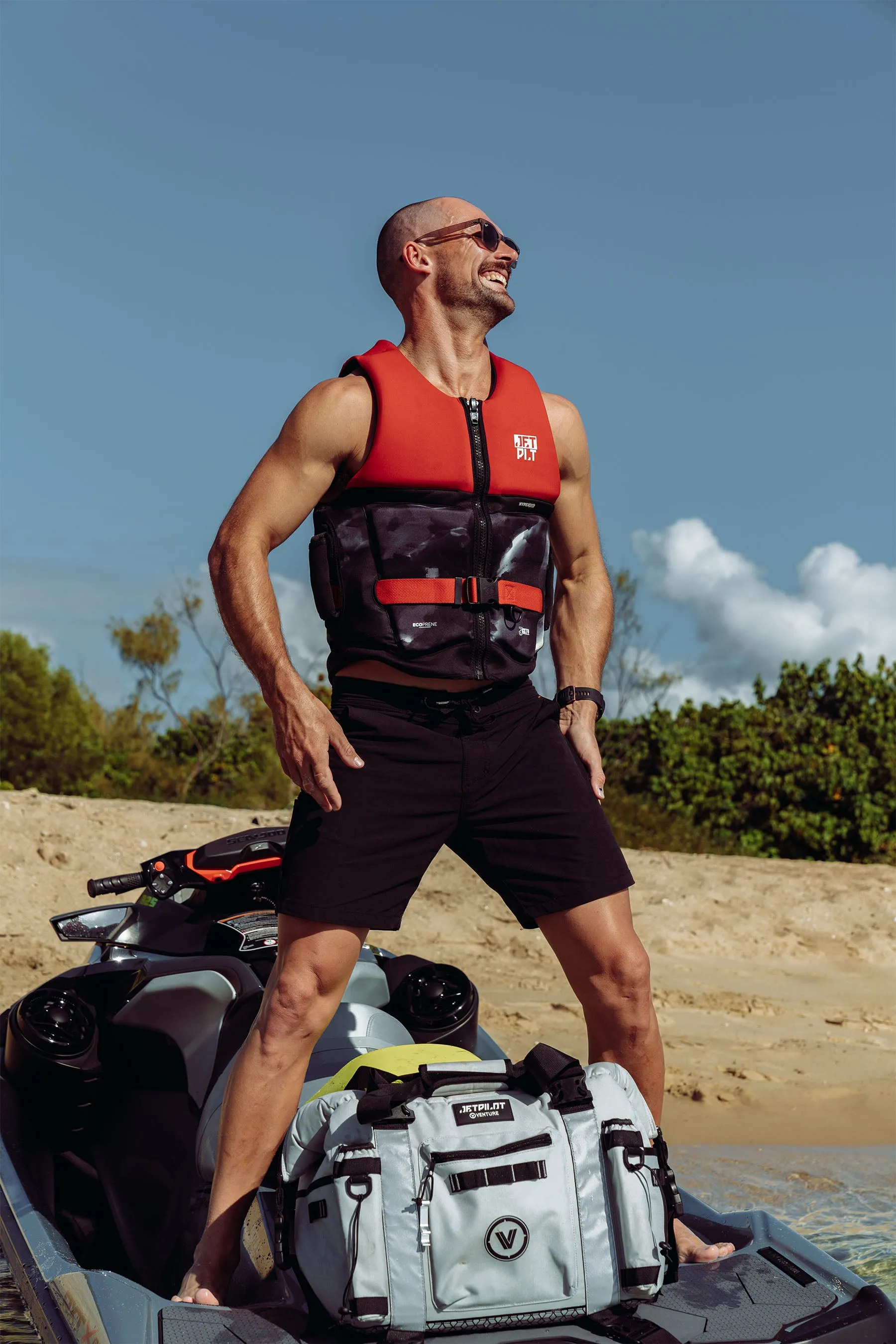 Jetpilot 3sxty Hyperflex Life Jacket - Red L50