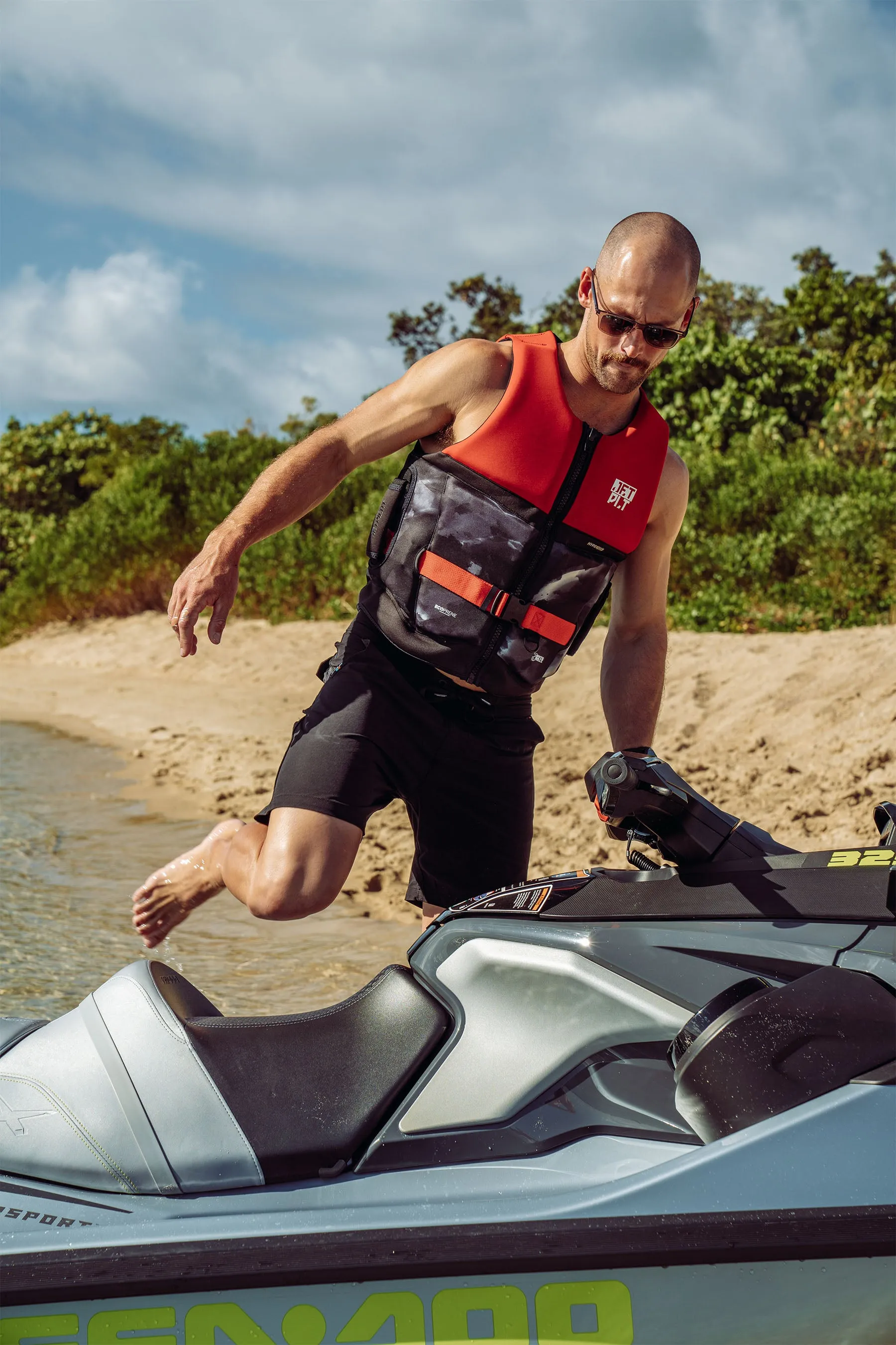 Jetpilot 3sxty Hyperflex Life Jacket - Red L50