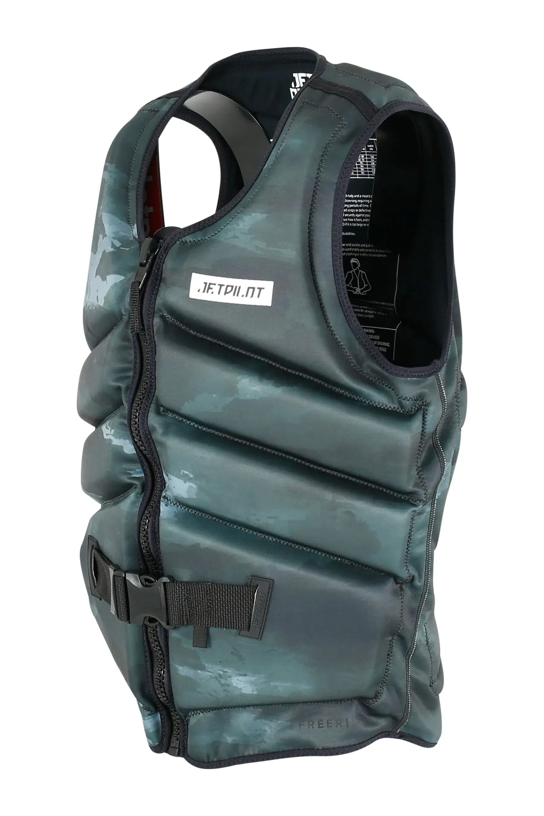 Jetpilot Freeride Mens Life Jacket - Green Camo