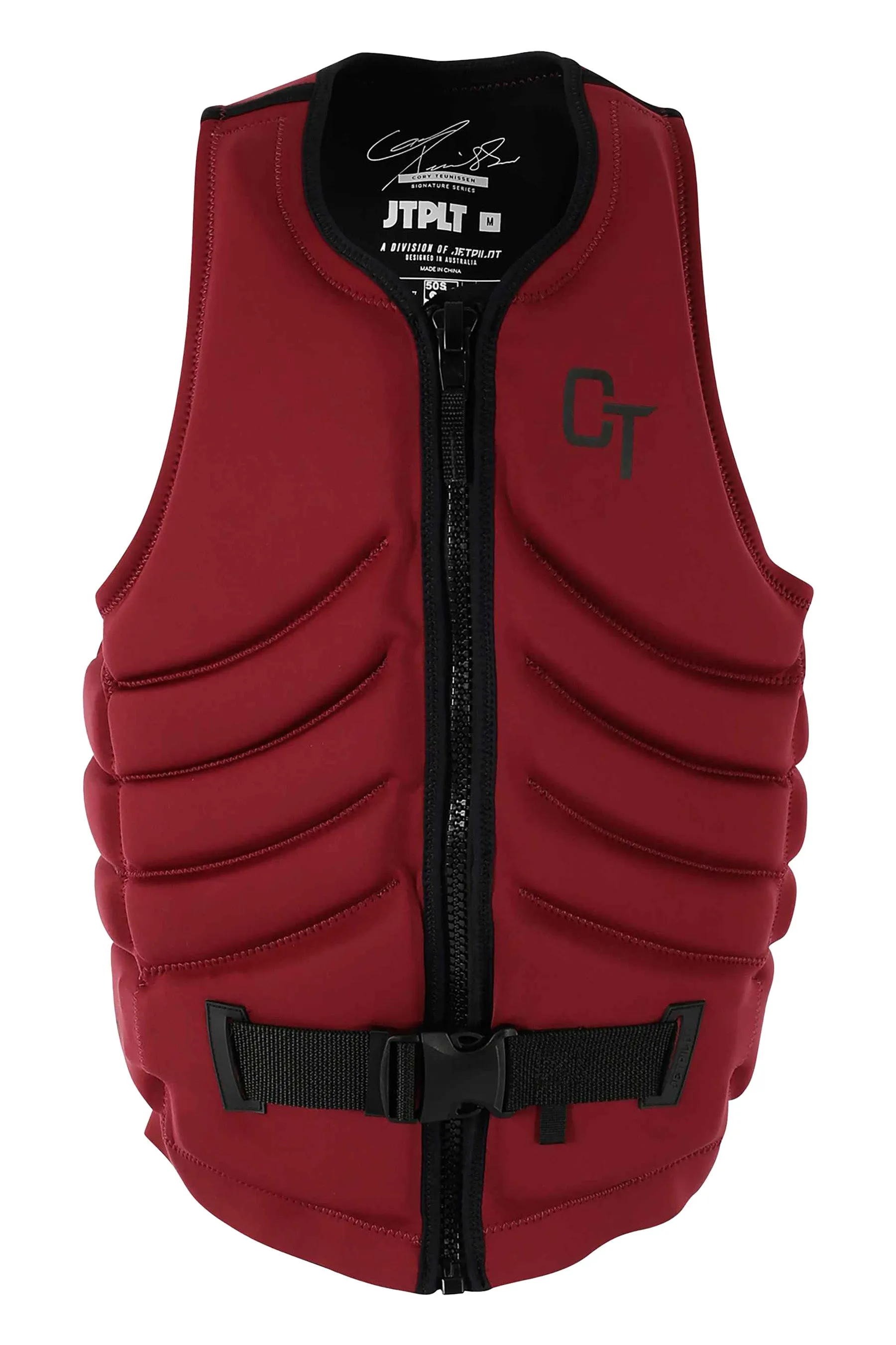Jetpilot Quantum Life Jacket - Cory Tuenissen Signature Series - Dark Maroon