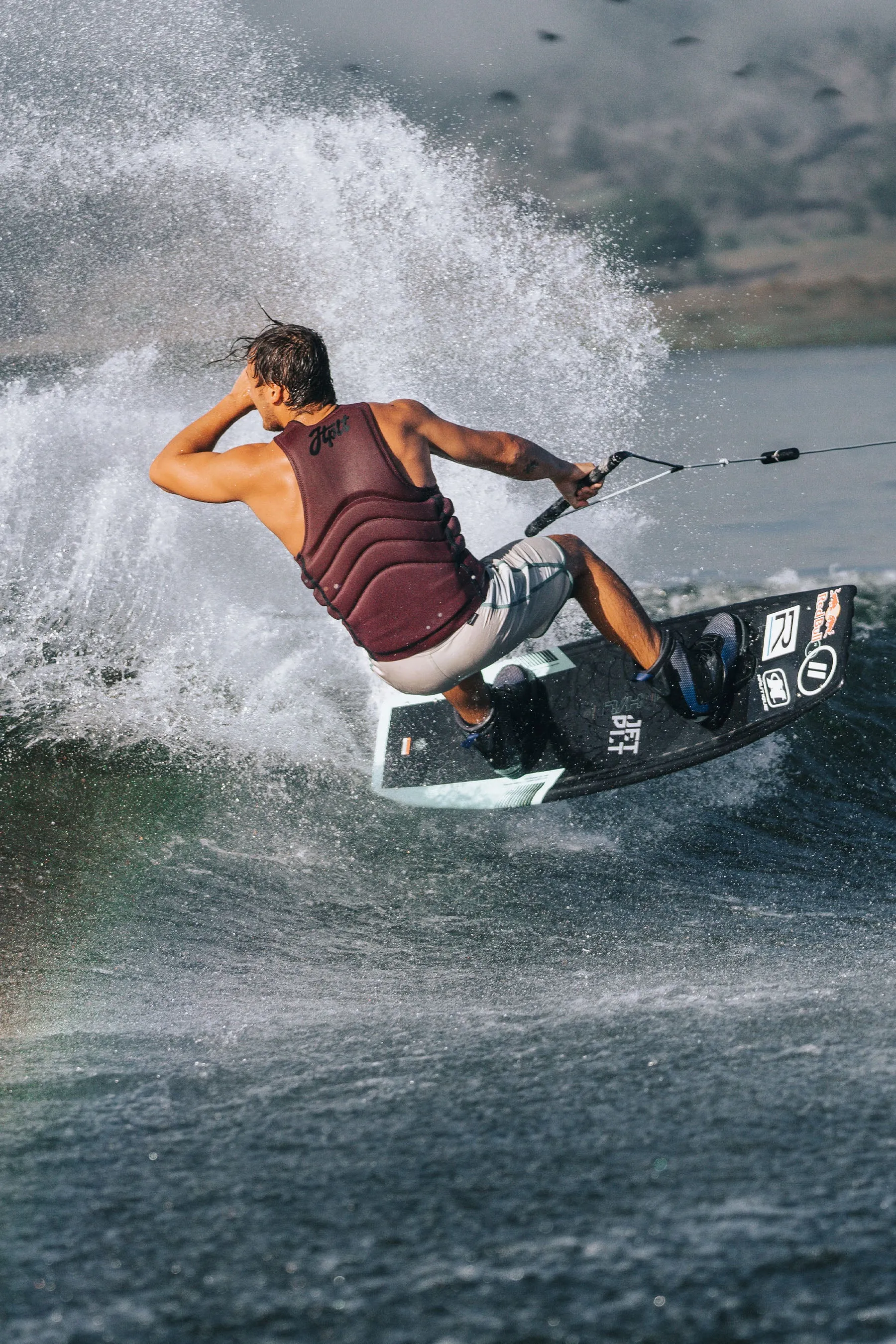 Jetpilot Quantum Life Jacket - Cory Tuenissen Signature Series - Dark Maroon