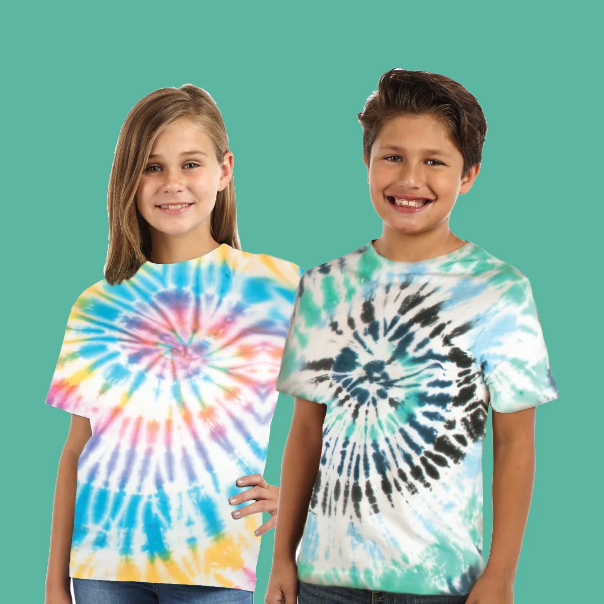 Kids Tie-Dye Short Sleeve T-Shirt (Style # 117)