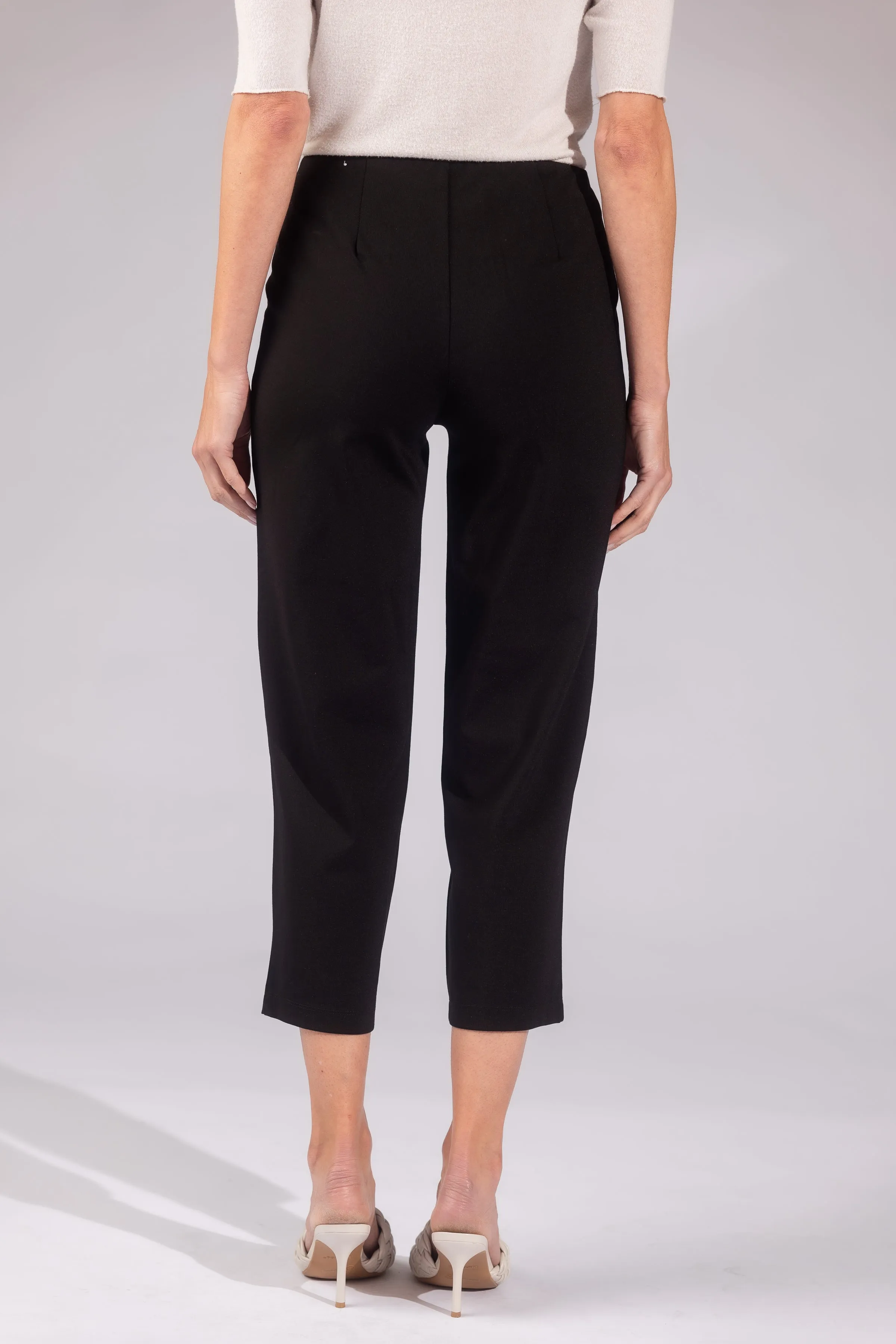 Laura Stretch Ponte Slim Straight Pants